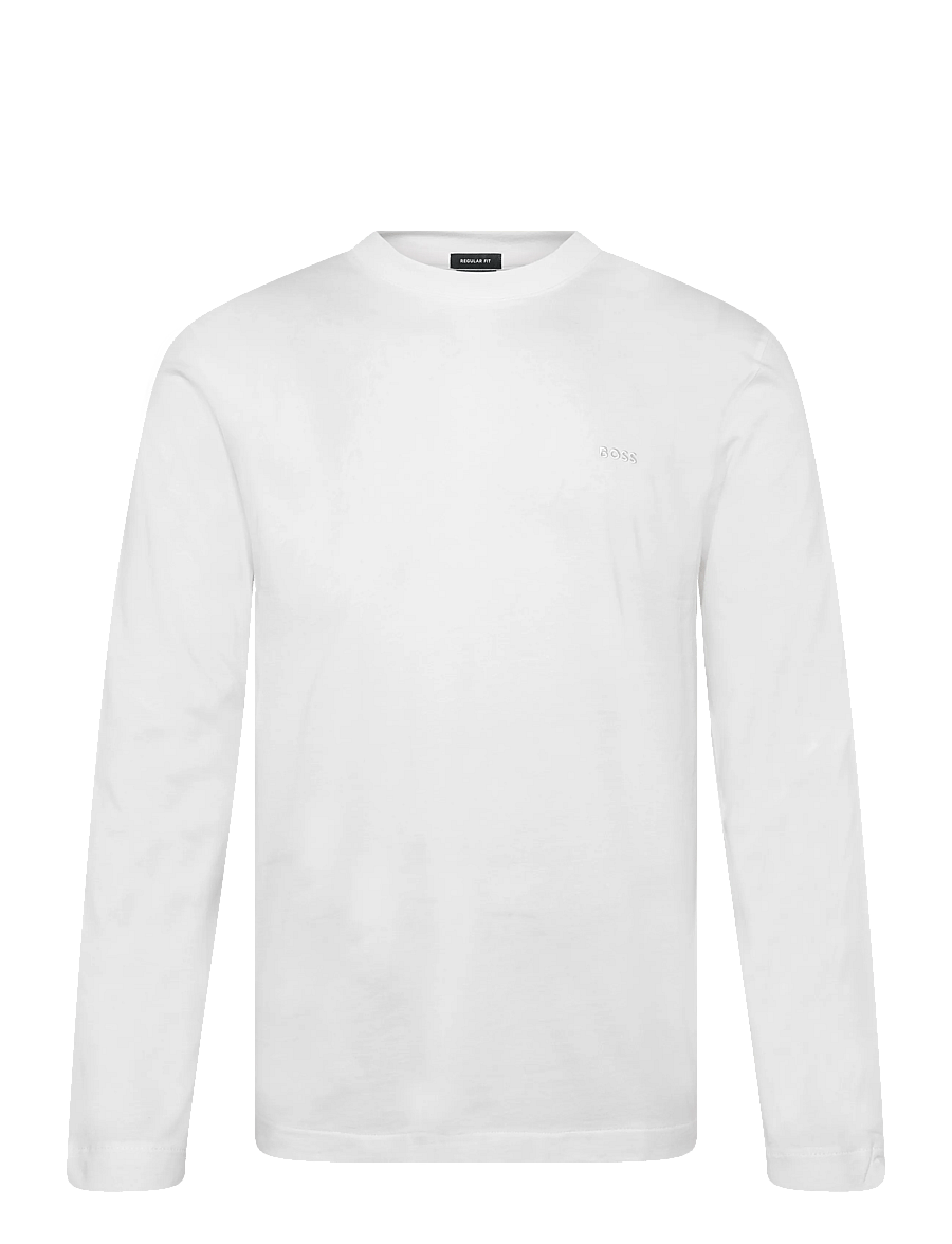 BOSS - H-Talley 01 - langärmelige t-shirts - white - 0
