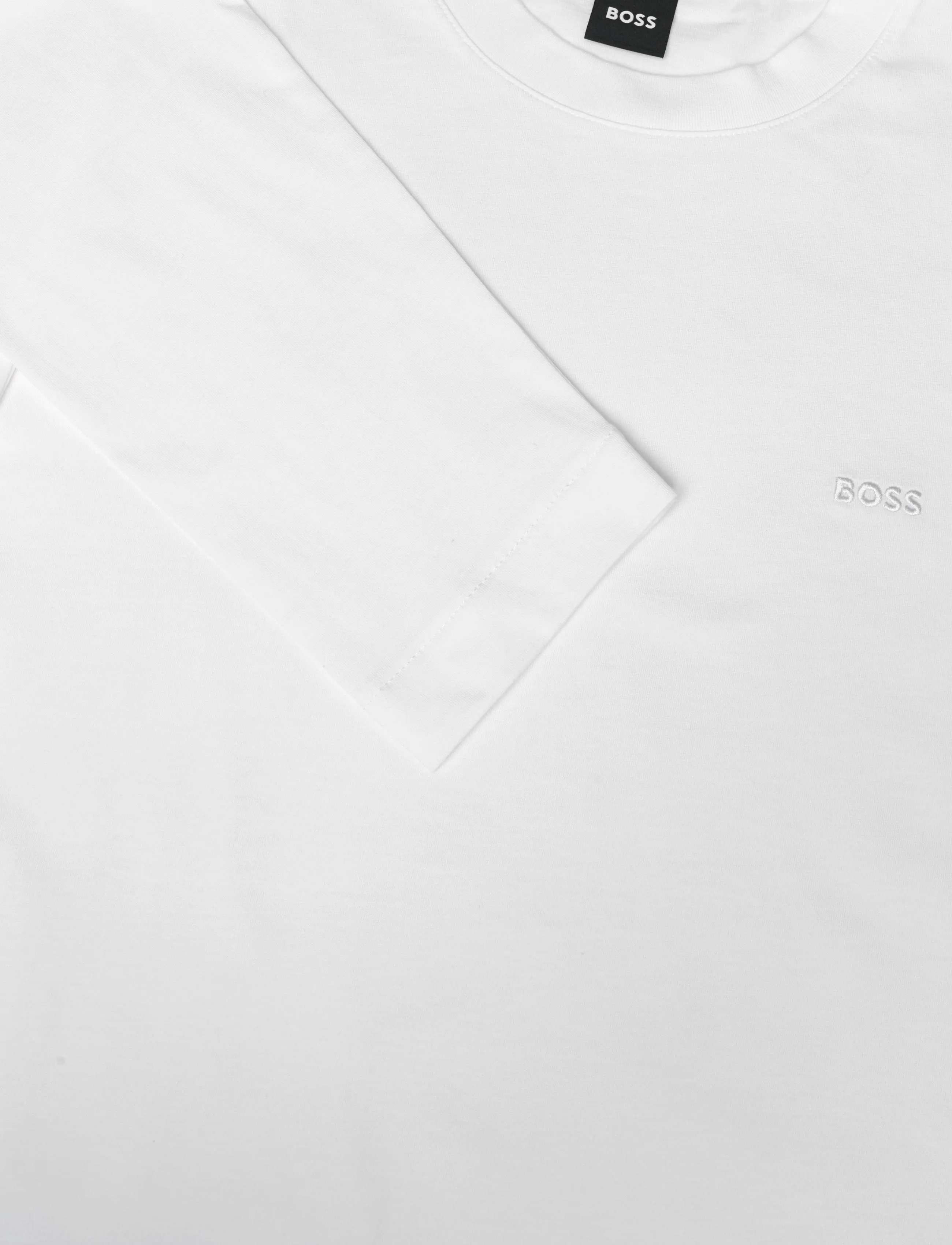 BOSS - H-Talley 01 - langärmelige t-shirts - white - 2