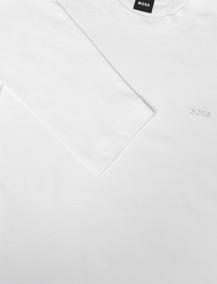 BOSS - H-Talley 01 - langärmelige t-shirts - white - 2