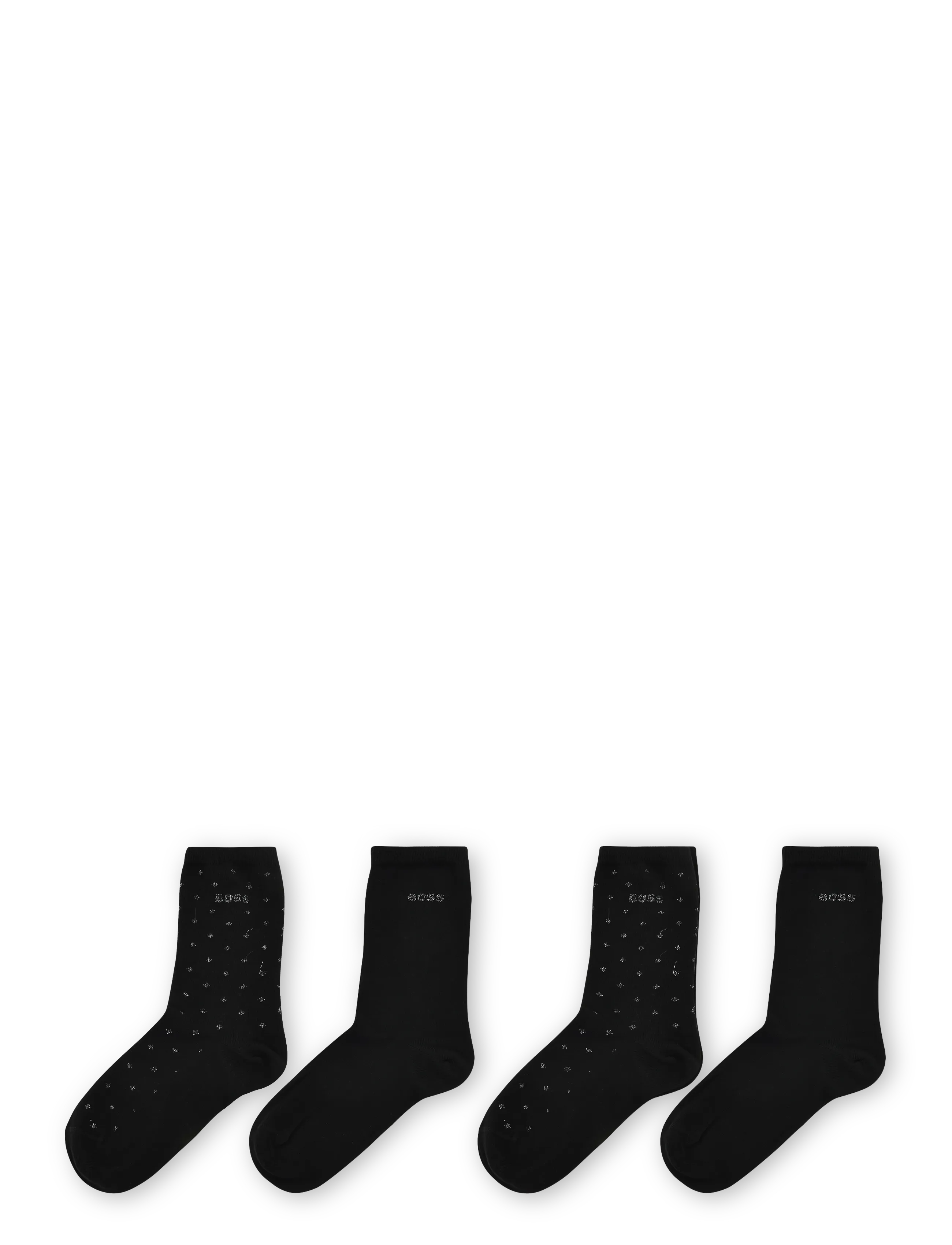 BOSS - 4P RS Gift Shine CC - regular socks - black - 1
