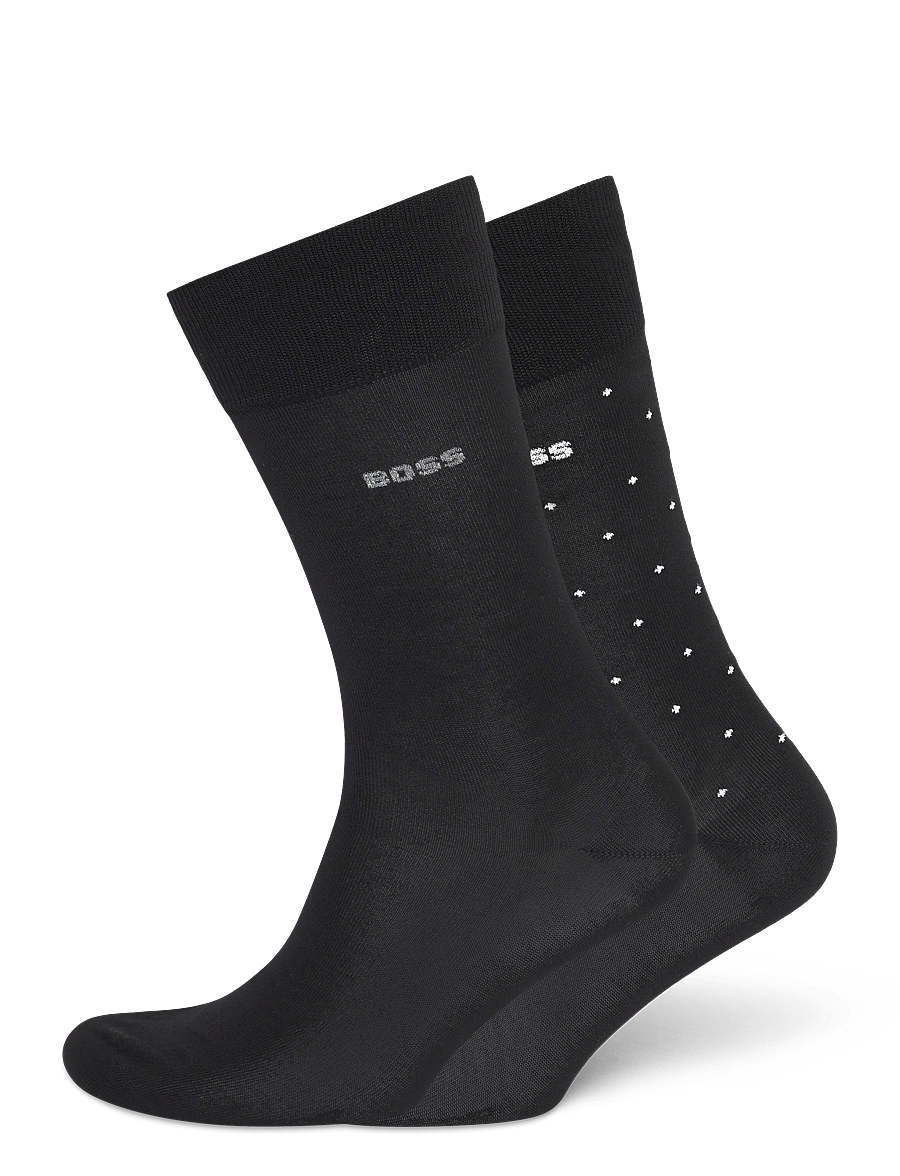 BOSS - 2P RS Gift Set MC - klassikalised sokid - black - 0