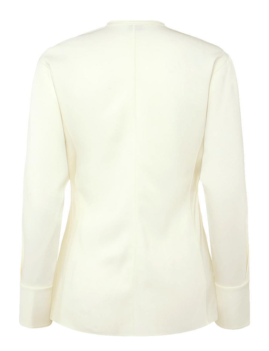 BOSS - Bonaz - long sleeved blouses - open white - 1