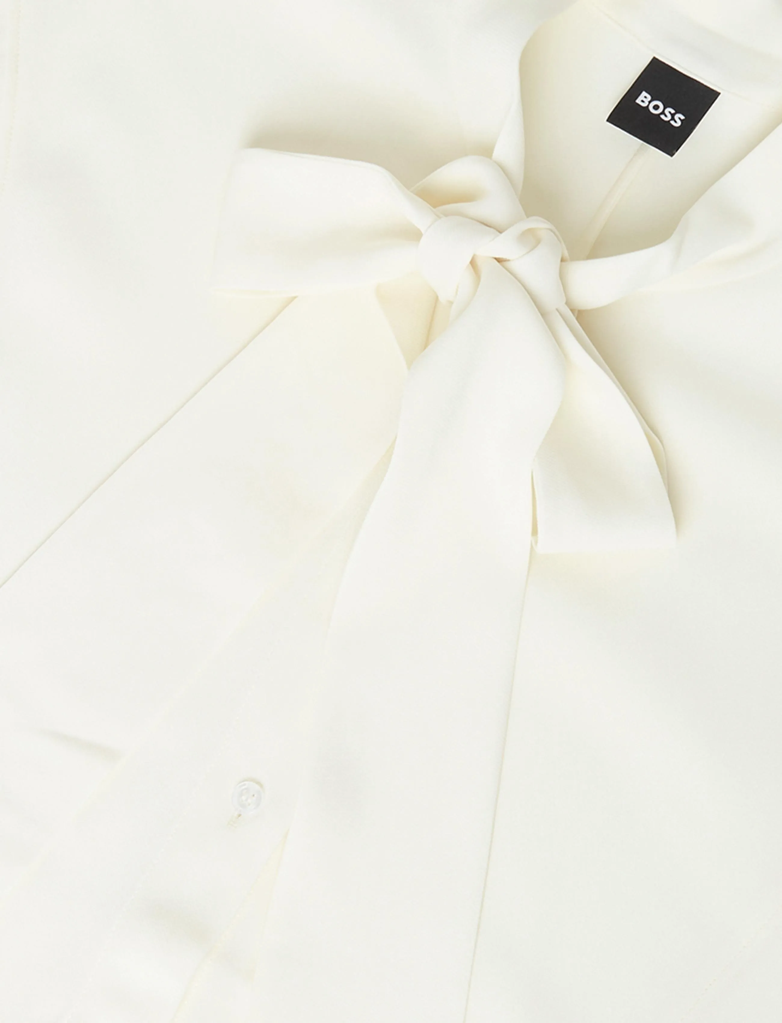 BOSS - Bonaz - long sleeved blouses - open white - 2