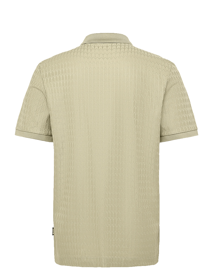 BOSS - H-Parlay 321 - short-sleeved polos - dark beige - 1
