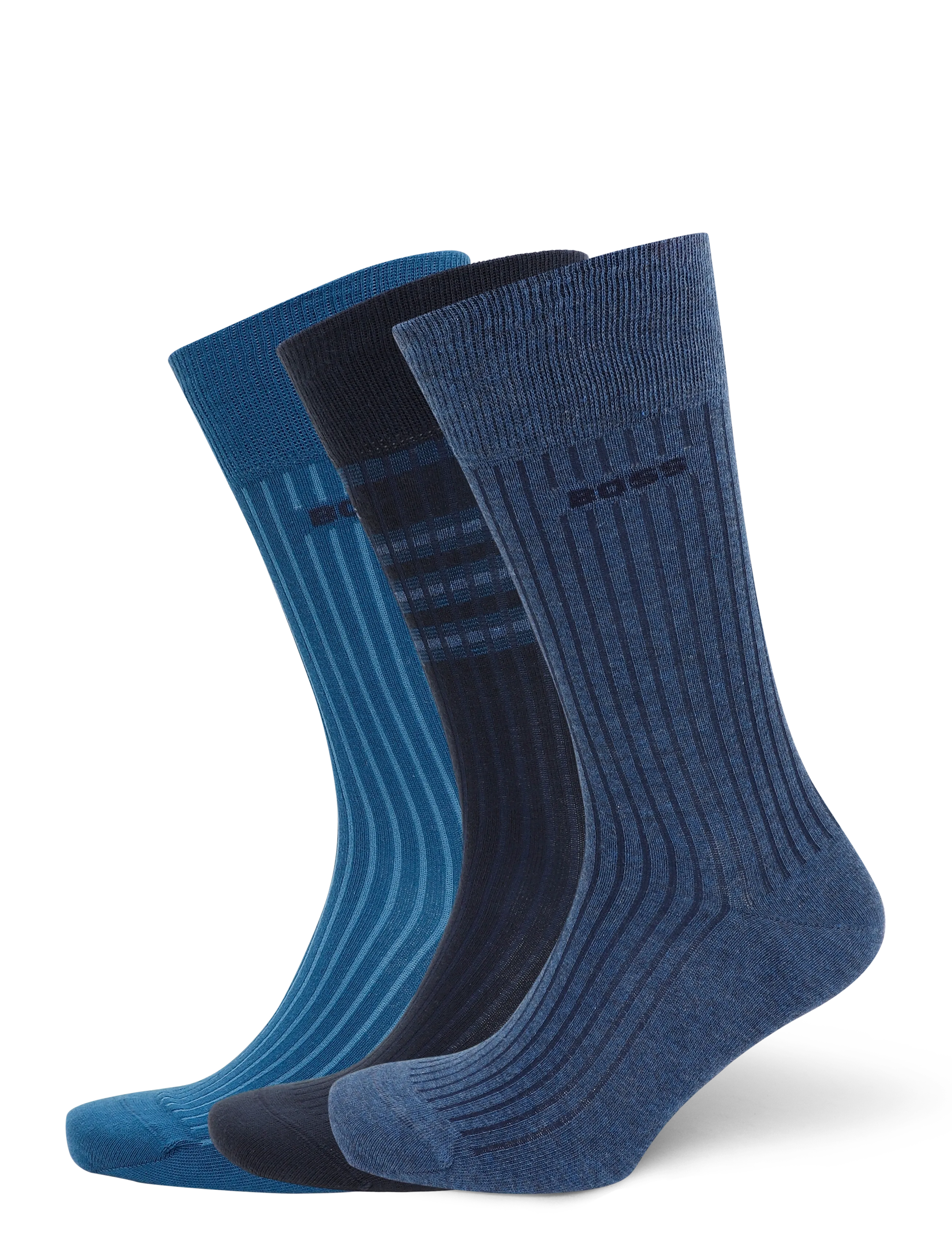 BOSS 3P RS Rib Stripe CC - Unterwäsche - OPEN MISCELLANEOUS / blue