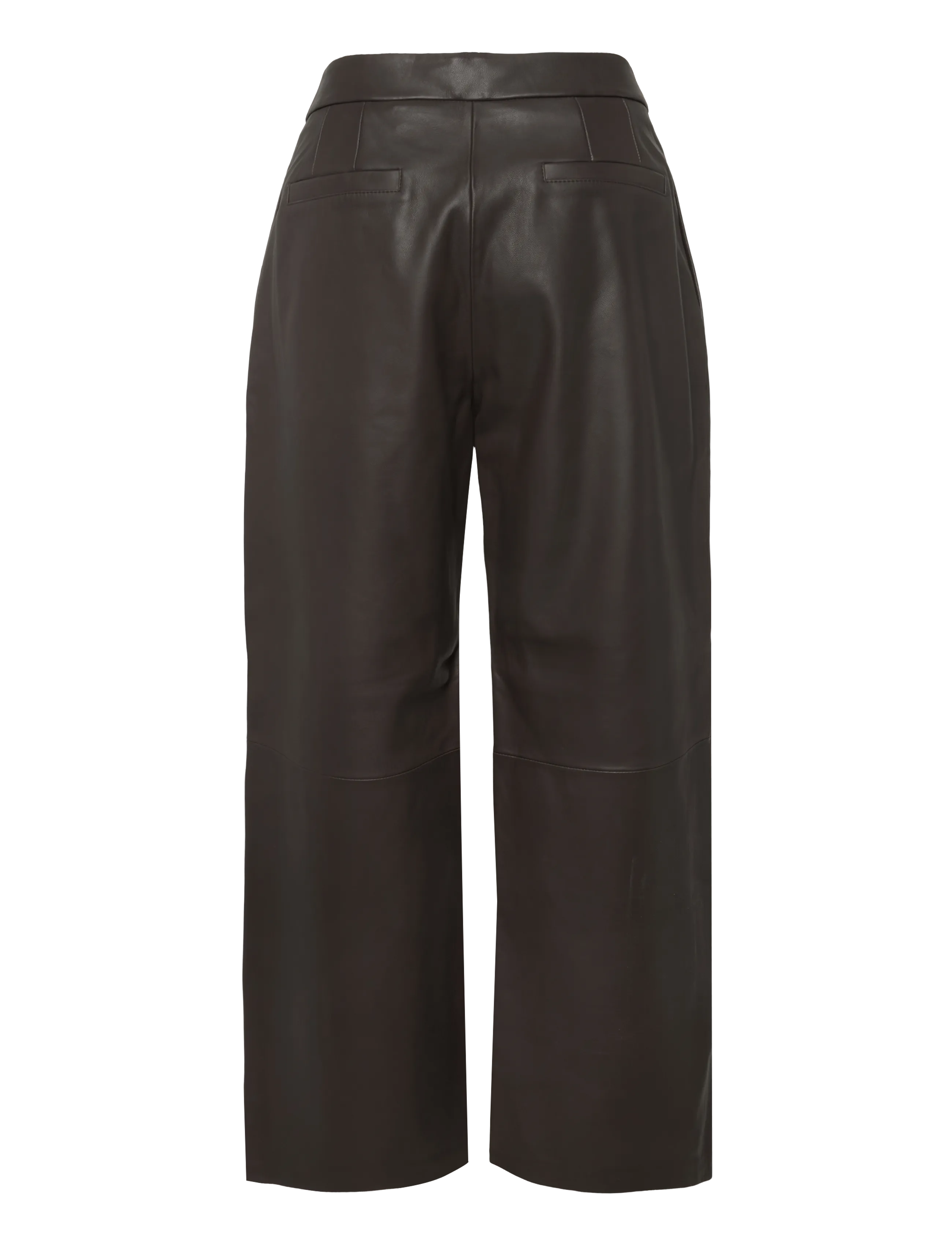 BOSS - Sipasa - leather trousers - medium brown - 1