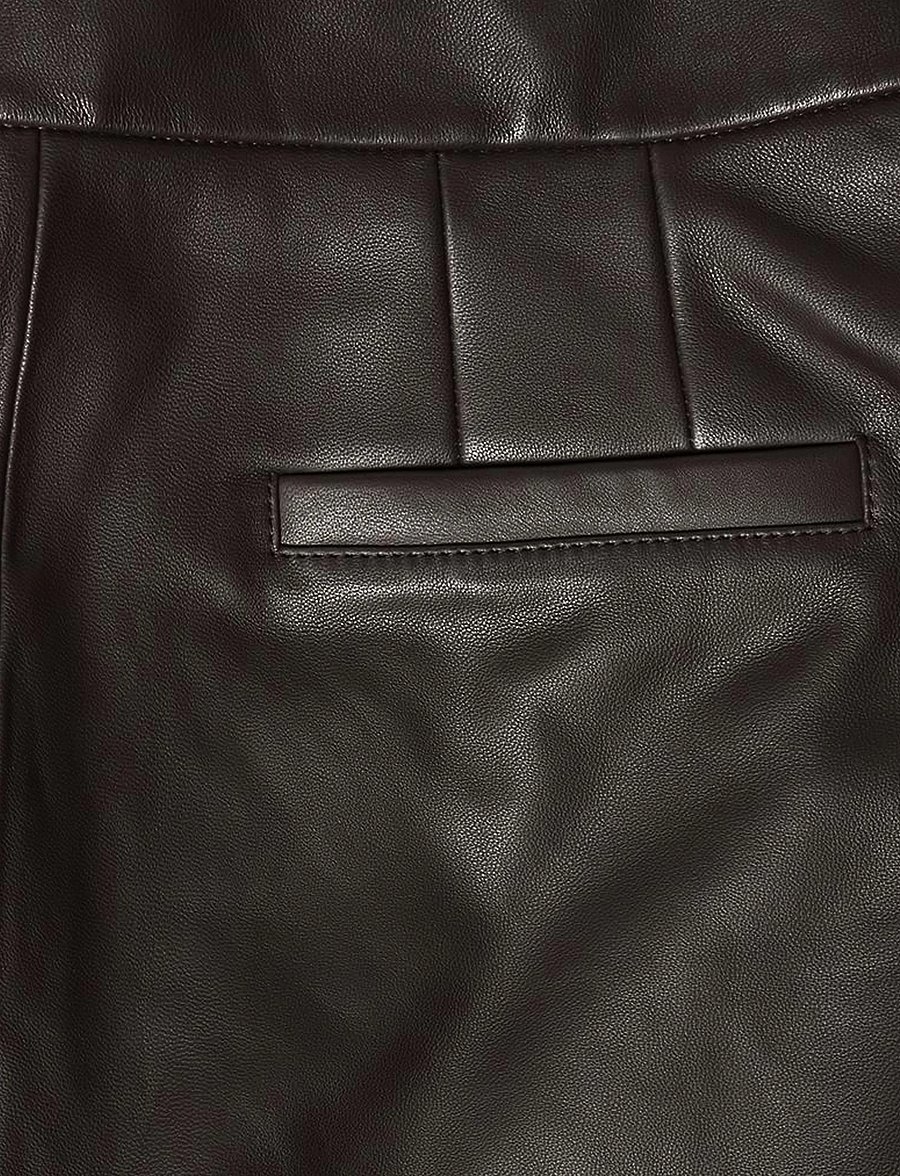 BOSS - Sipasa - leather trousers - medium brown - 4