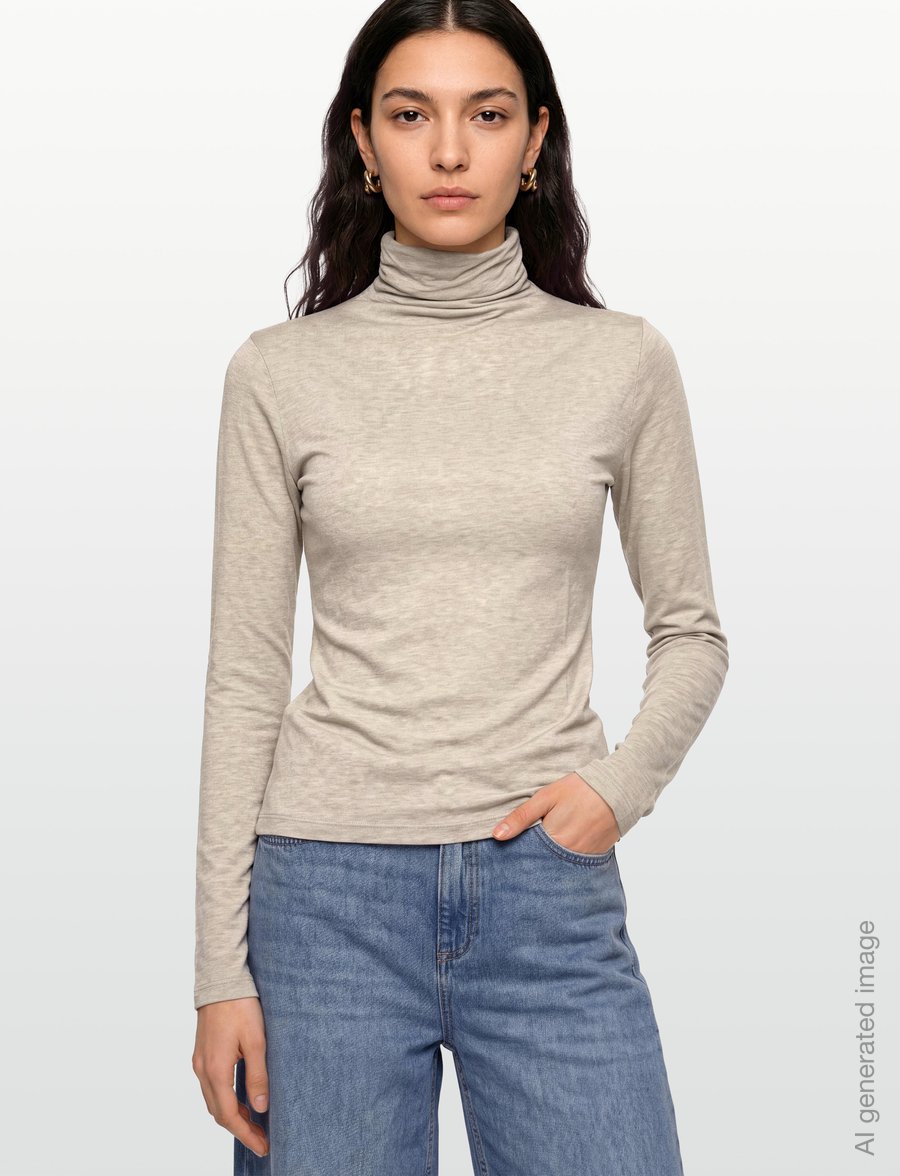 BOSS - Elavus - rollkragenpullover - open white - 3