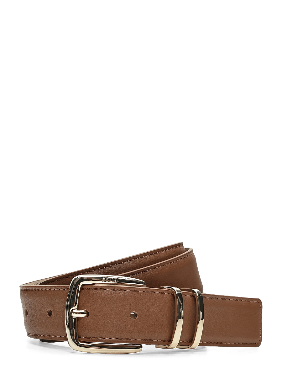 BOSS - Plum-ML_Sz30 - casual bælter - medium brown - 0