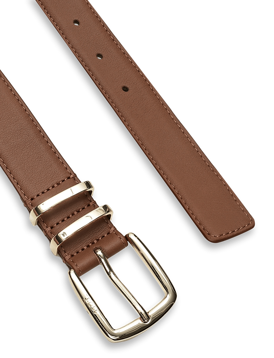 BOSS - Plum-ML_Sz30 - casual bælter - medium brown - 1