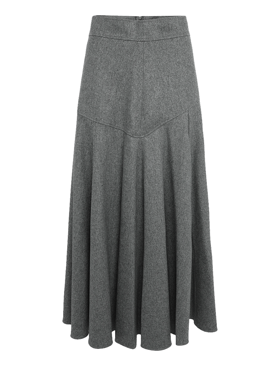 BOSS - Vopala - midi-röcke - open grey - 0