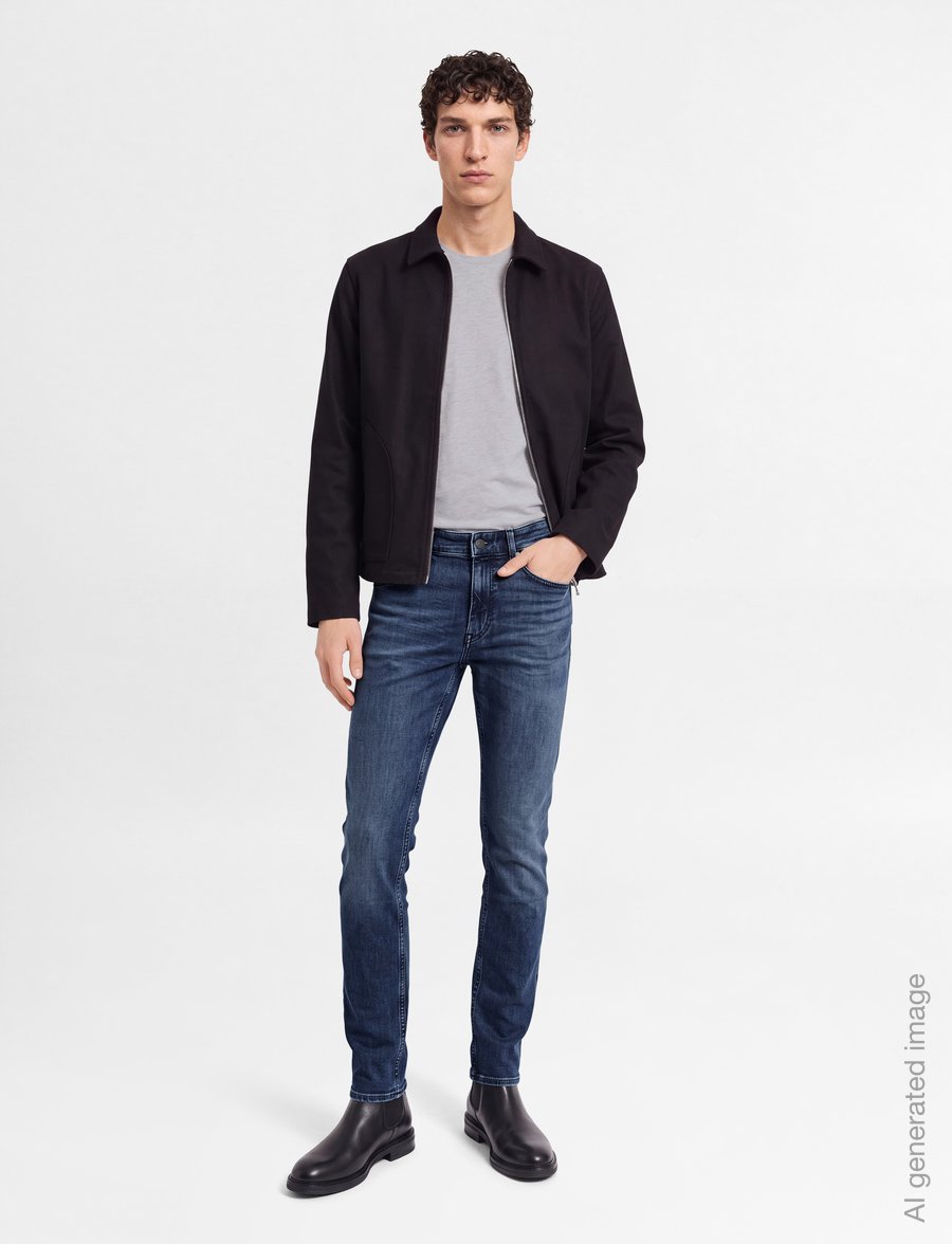 BOSS - C-Delaware - slim-fit jeans - navy - 0