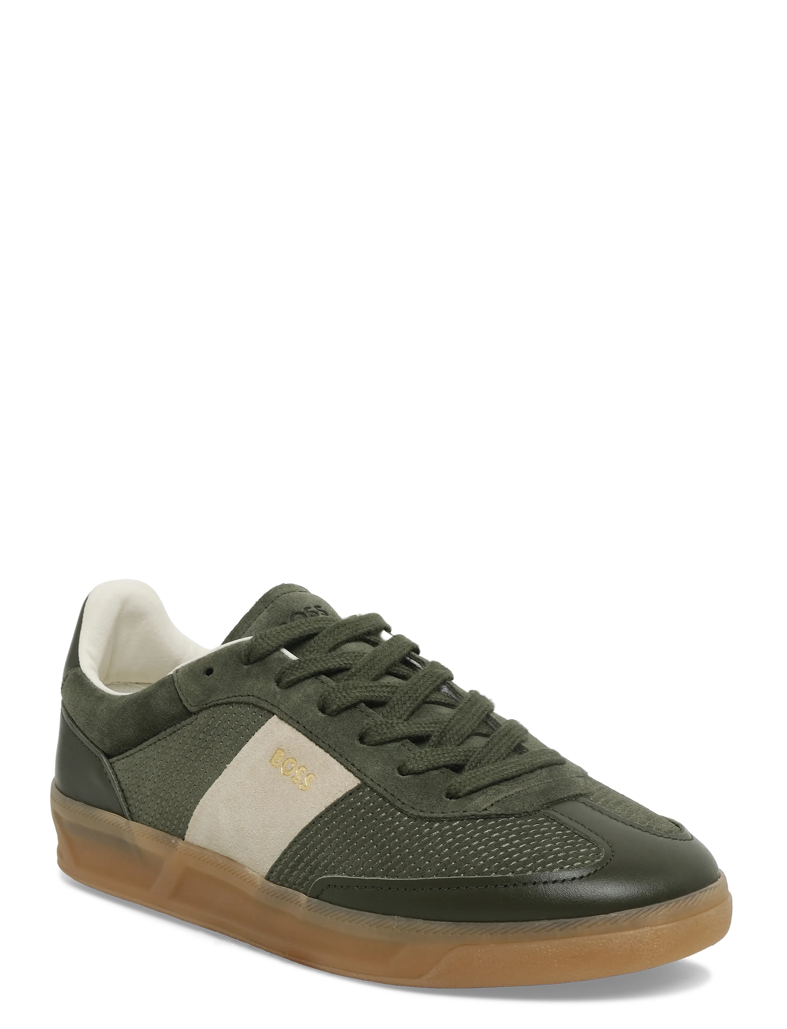 BOSS Brenta_Tenn_Stcsd, Kvinder, Lave Sneakers, Grøn, Str: 41