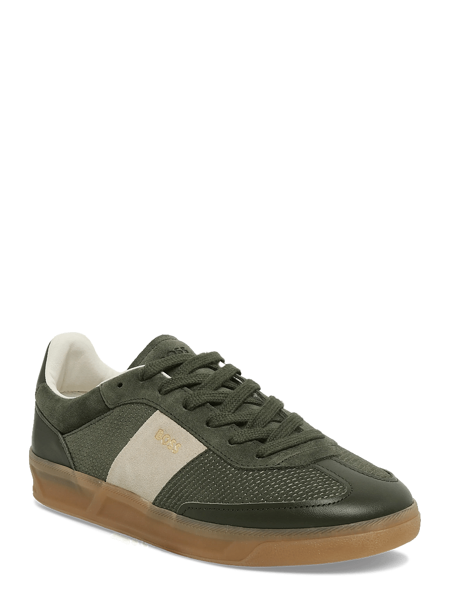 BOSS - Brenta_Tenn_stcsd - lágir strigaskór - dark green - 0