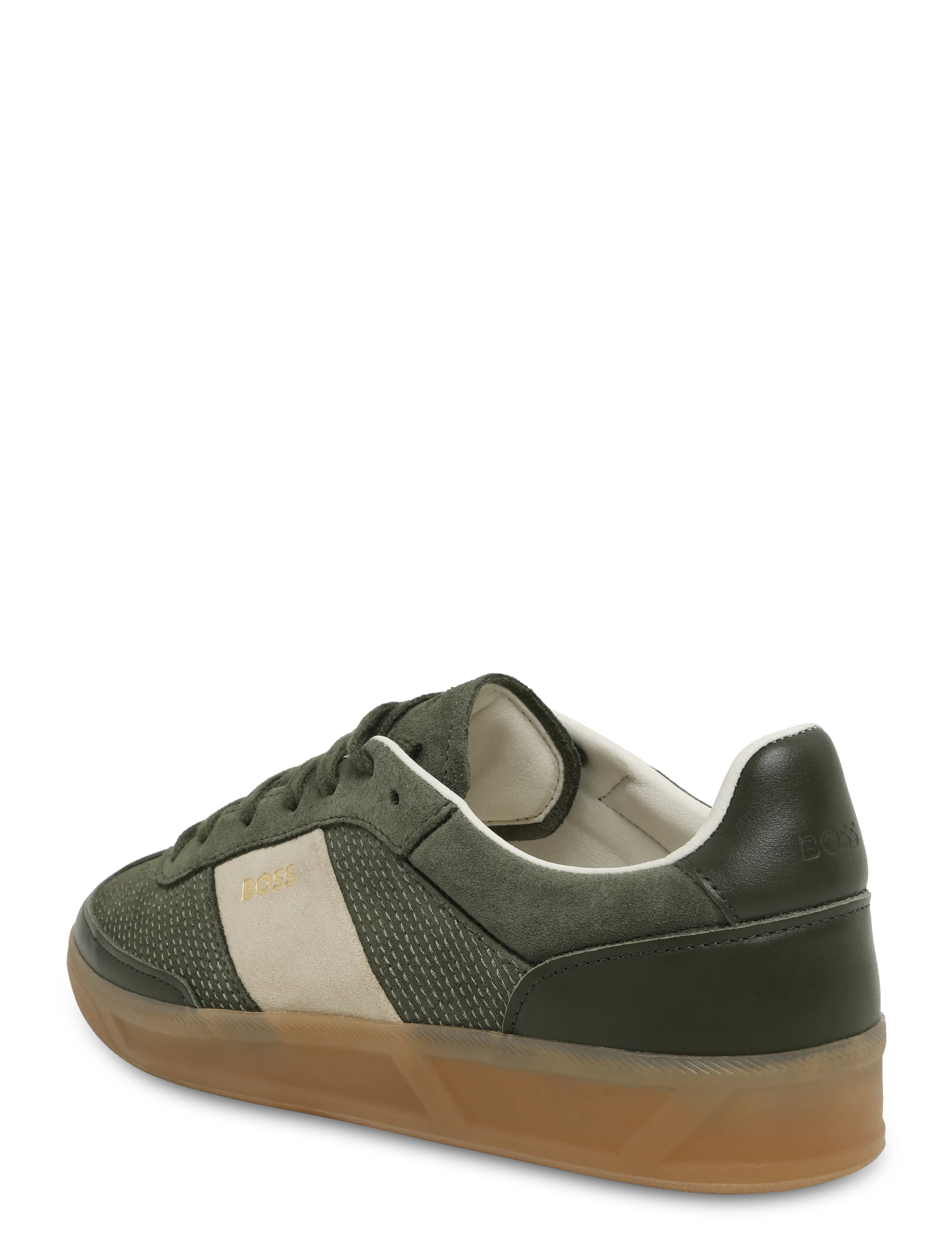 BOSS - Brenta_Tenn_stcsd - lágir strigaskór - dark green - 1