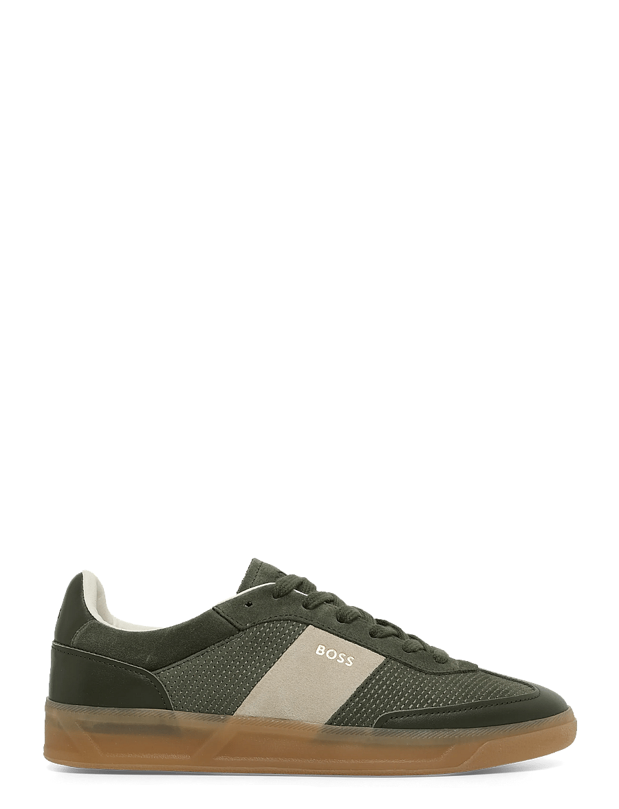 BOSS - Brenta_Tenn_stcsd - lágir strigaskór - dark green - 2