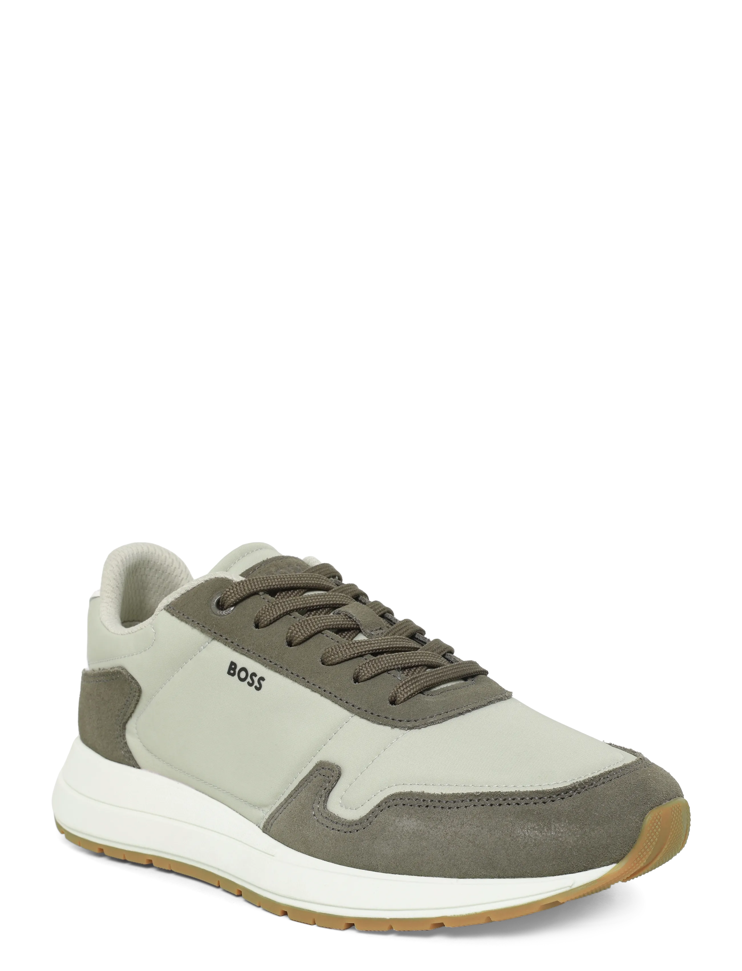 BOSS Vinston_Runn_Nysd, 45, Beige, Sneakers > Sneakers Med Lav Top, Herre