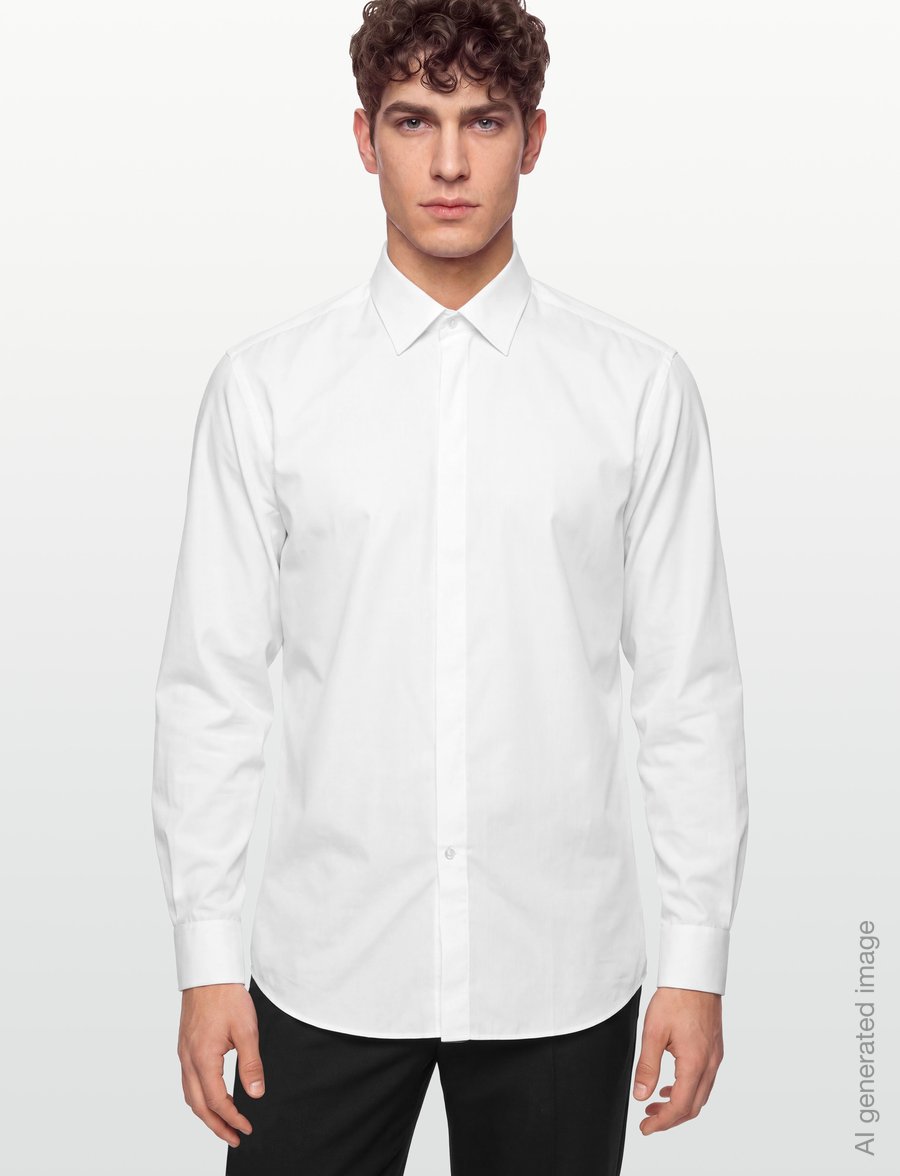 BOSS - H-HANK-TUX1-B1-C-263 - anzugshemd - white - 3