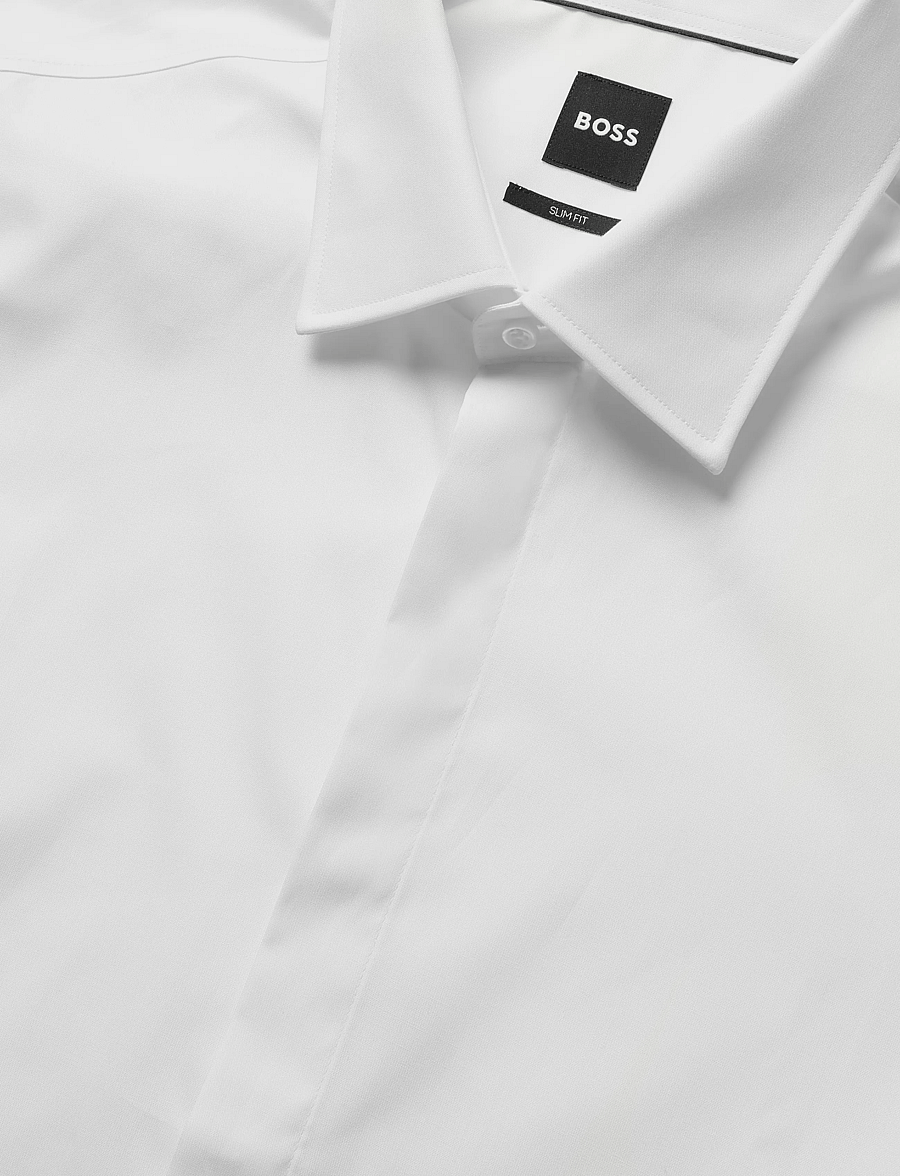 BOSS - H-HANK-TUX1-B1-C-263 - smokingskjorter - white - 2