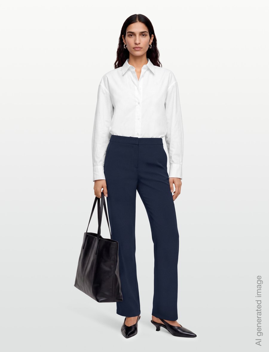 BOSS - Tiana20 - culottes - dark blue - 0