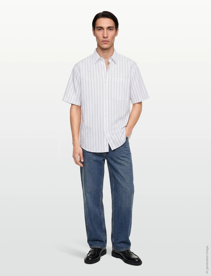 BOSS - H-JOE-K-SH-C1-262 - gestreifte hemden - white - 0