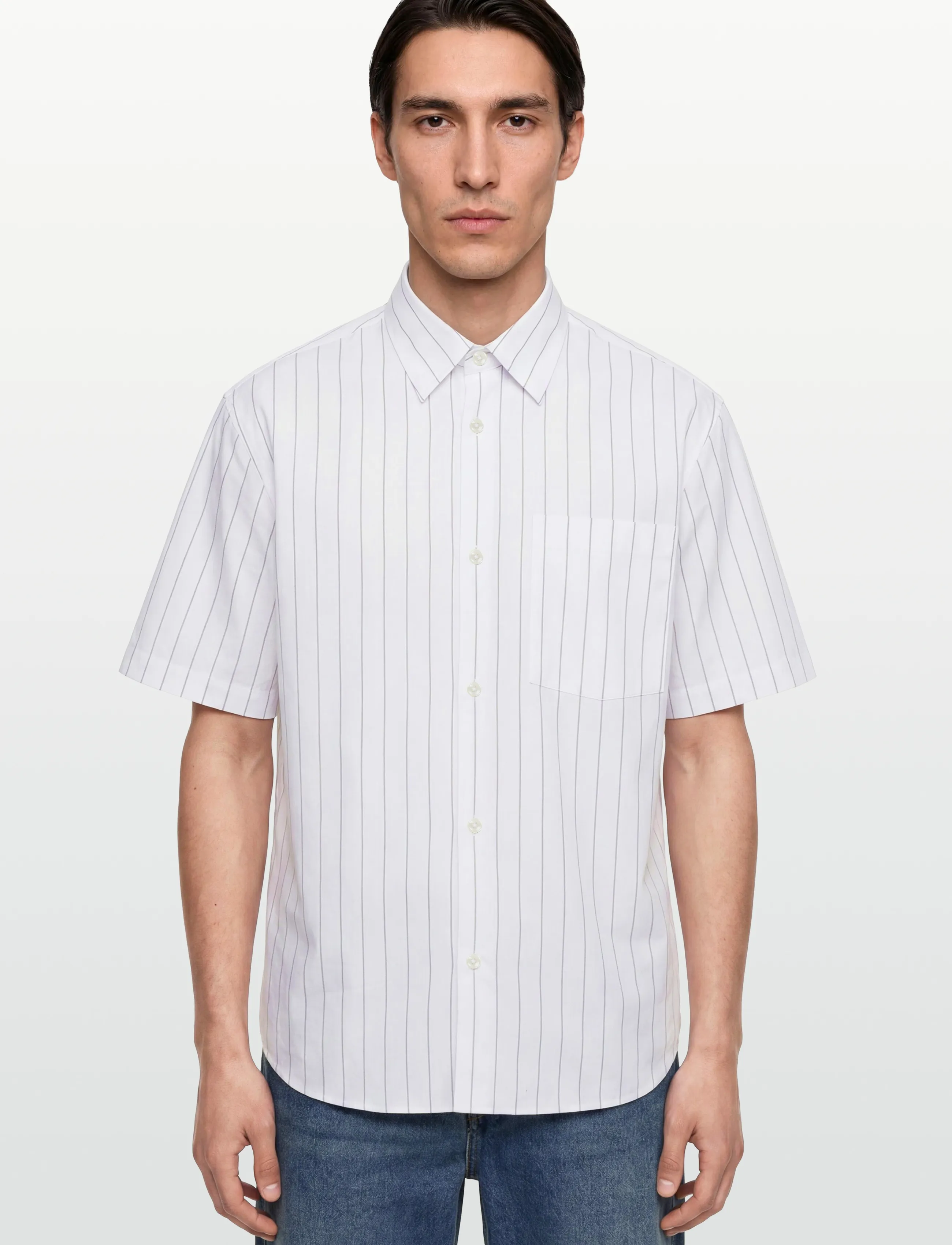BOSS - H-JOE-K-SH-C1-262 - gestreifte hemden - white - 3