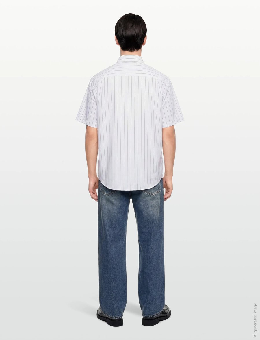 BOSS - H-JOE-K-SH-C1-262 - gestreifte hemden - white - 4