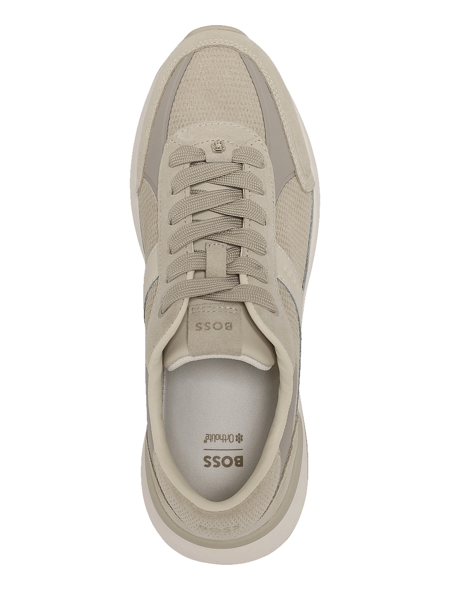 BOSS - B Icon_Runn_rhsdalt - lave sneakers - light beige - 3