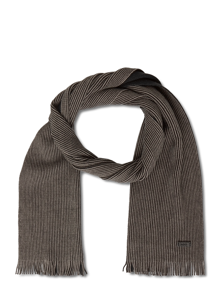 BOSS - Fortuno_SET - winterschals - black - 2