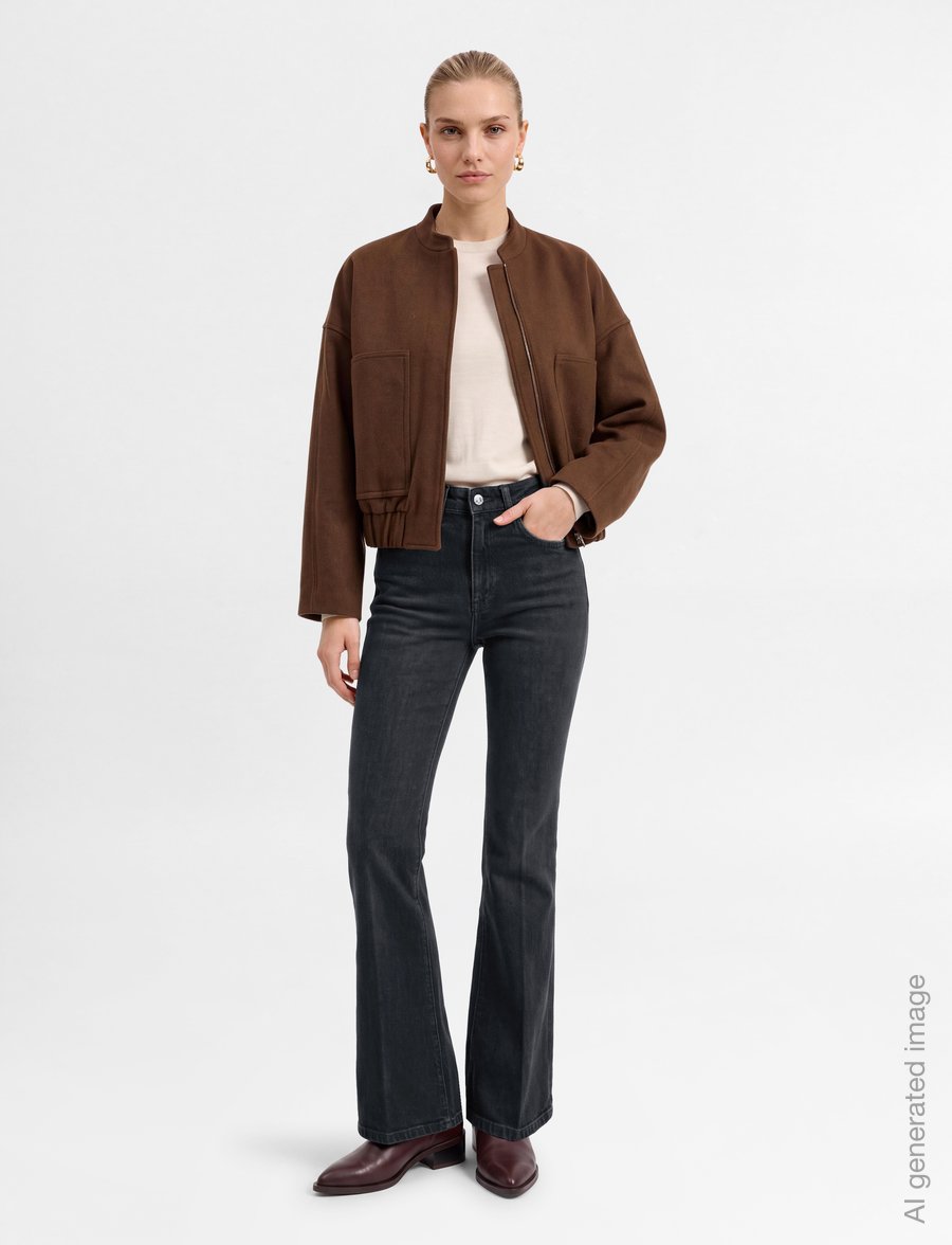 BOSS - ROSALYA 6.0 - bootcut jeans - bright blue - 0