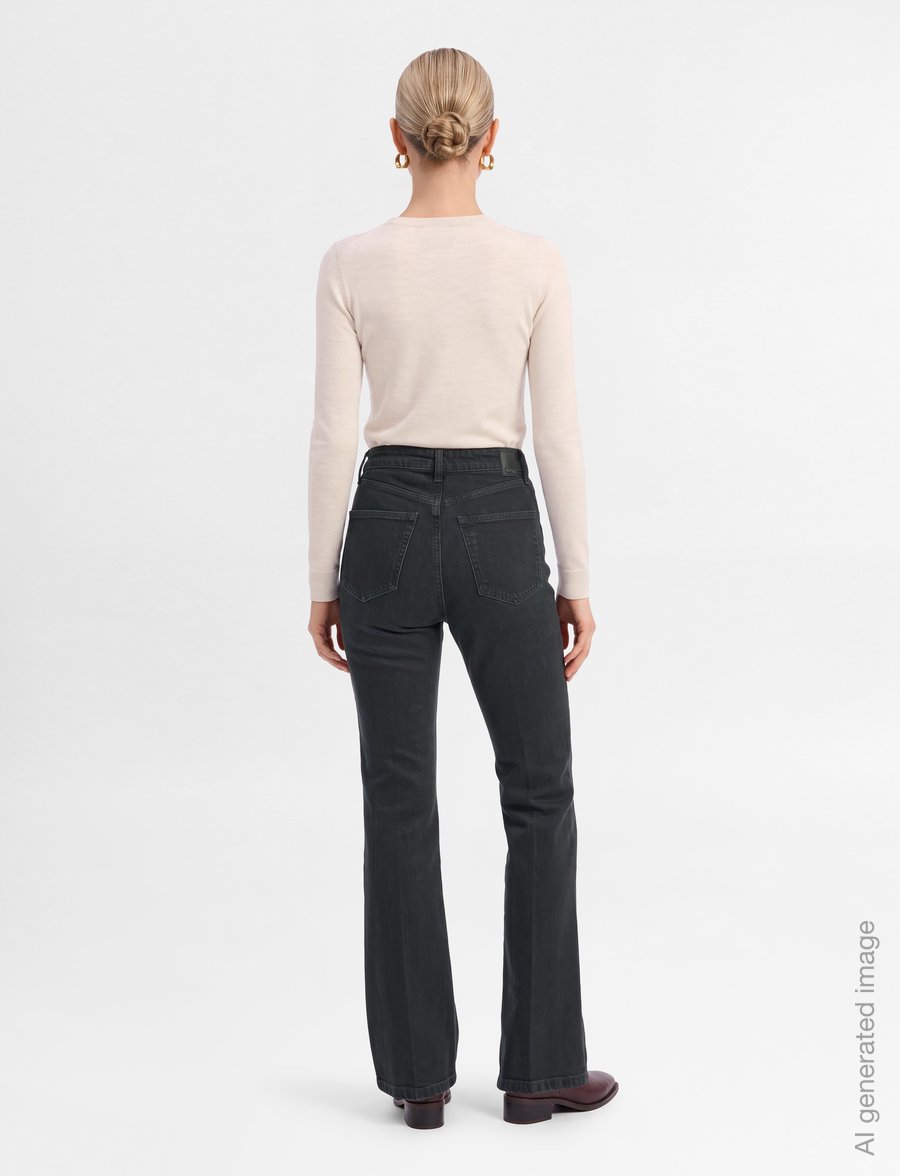 BOSS - ROSALYA 6.0 - bootcut jeans - bright blue - 4
