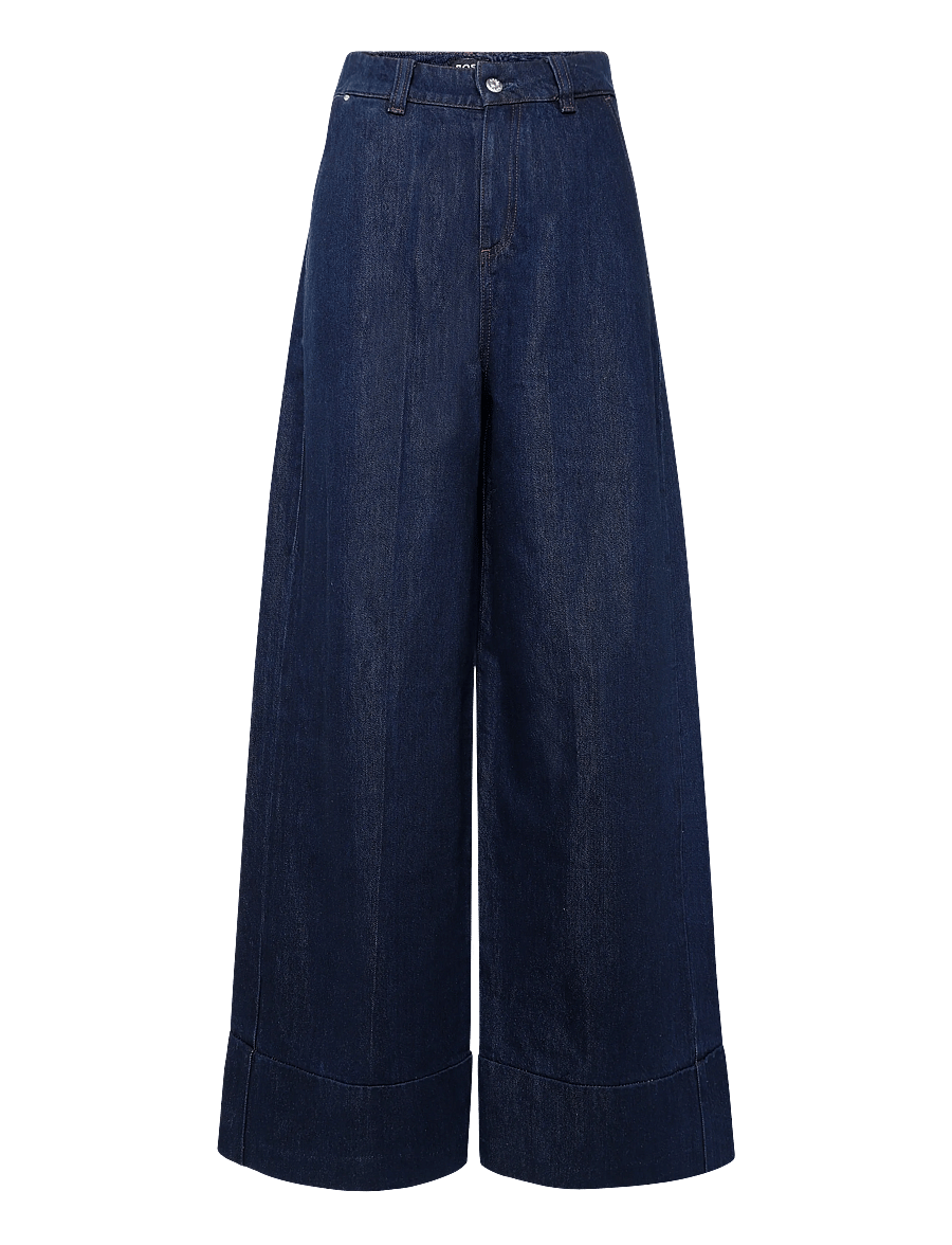 BOSS - WIDE LEG 1.0 - laia säärega teksad - dark blue - 0