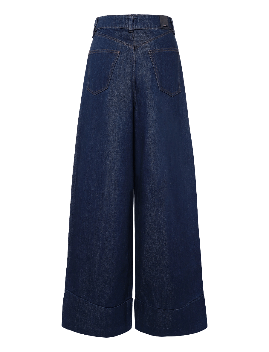 BOSS - WIDE LEG 1.0 - laia säärega teksad - dark blue - 1
