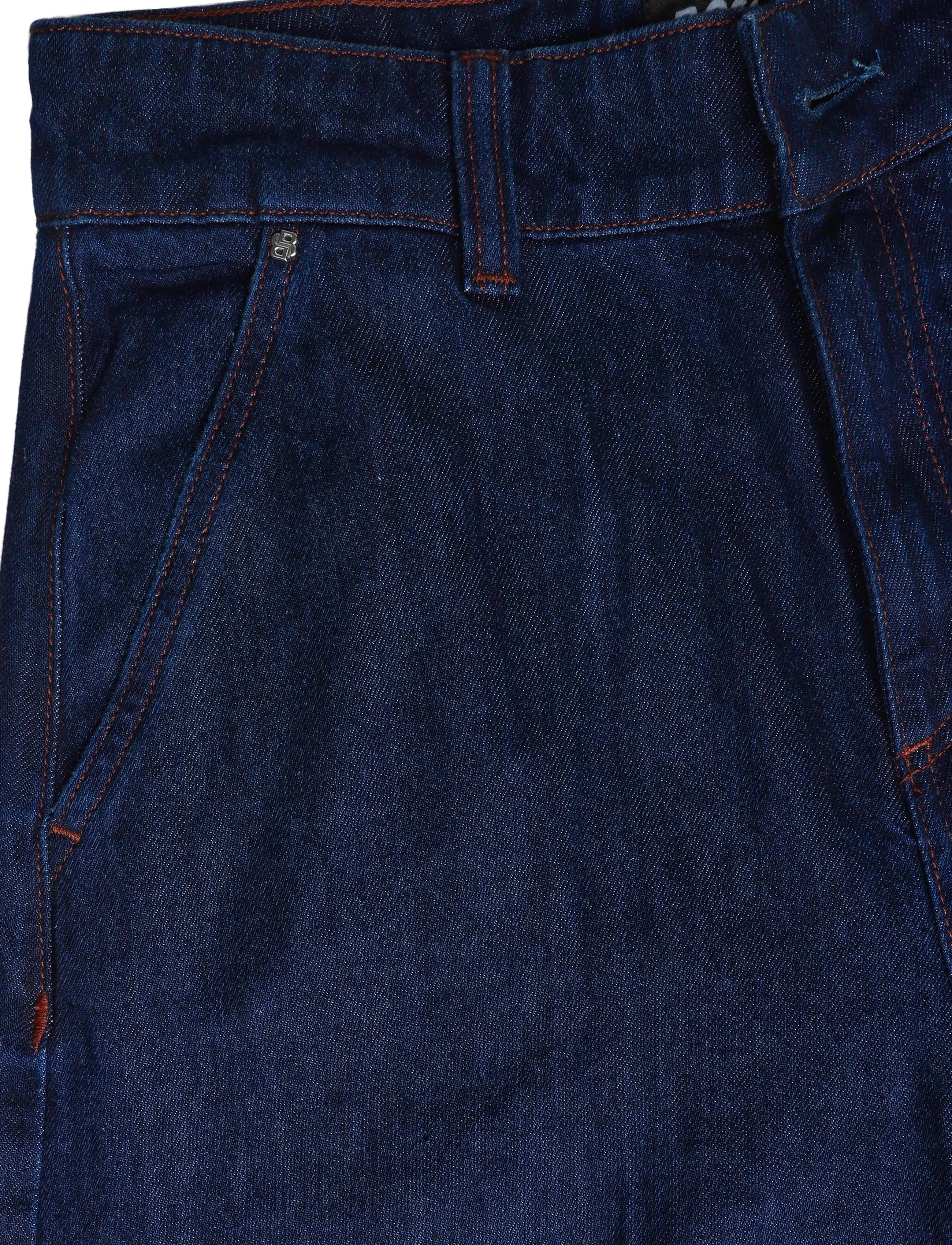 BOSS - WIDE LEG 1.0 - laia säärega teksad - dark blue - 2