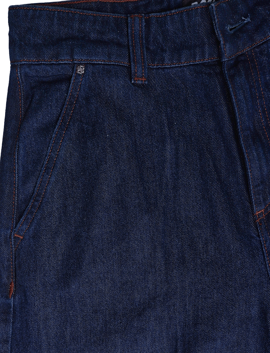 BOSS - WIDE LEG 1.0 - laia säärega teksad - dark blue - 2