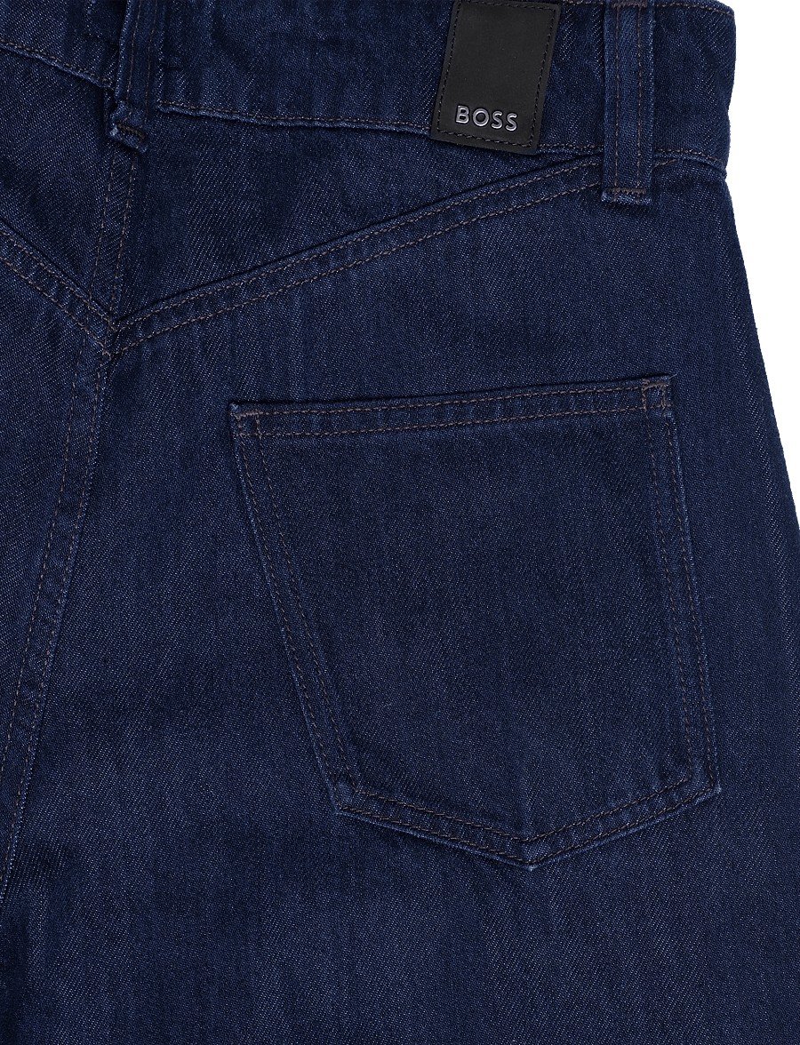 BOSS - WIDE LEG 1.0 - laia säärega teksad - dark blue - 4