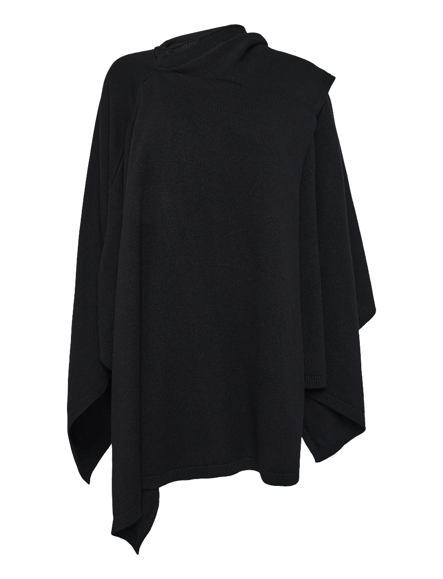 BOSS - Lirginia_poncho - ponchos & capes - black - 0