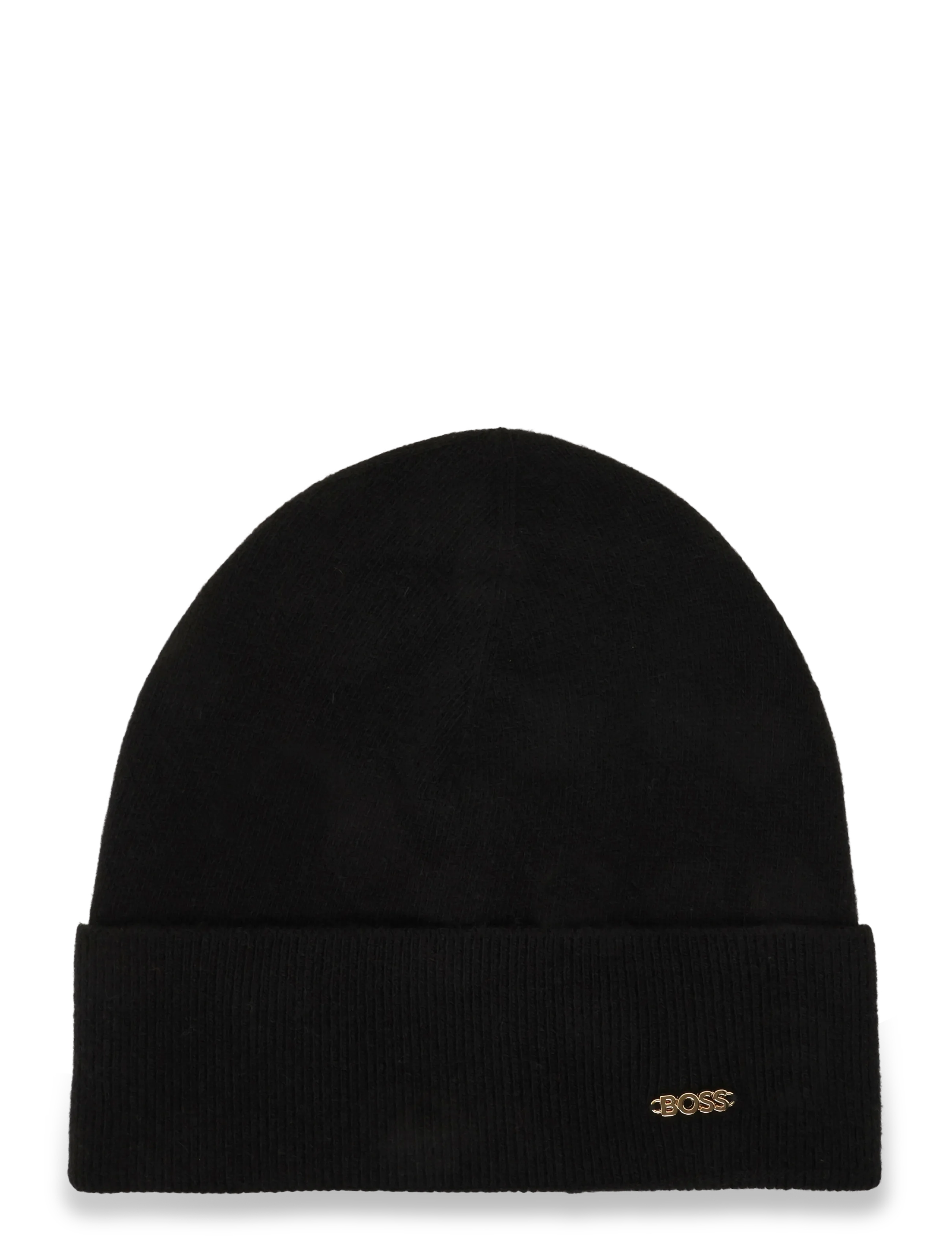 BOSS Laris_hat - Stickat - BLACK / black