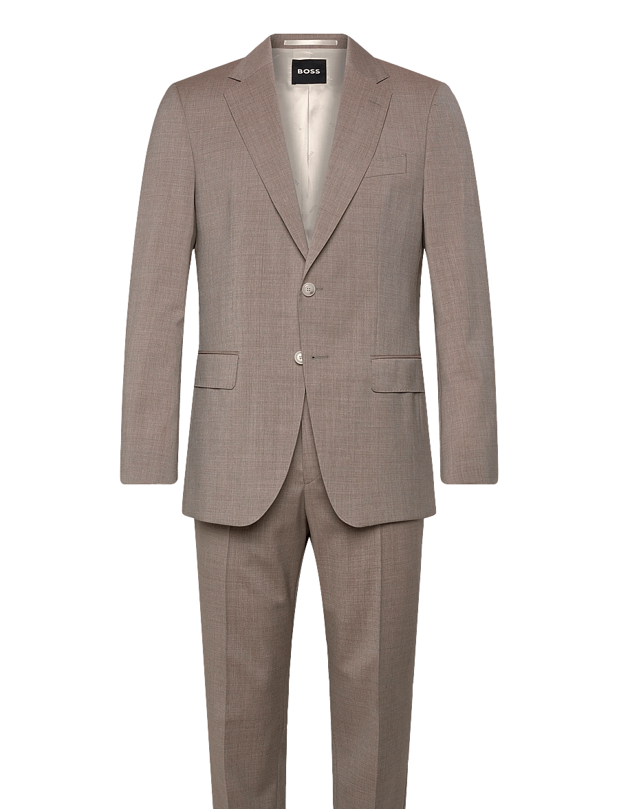 BOSS - H-Huge-2Pcs-263 - kostymer - dark beige - 0