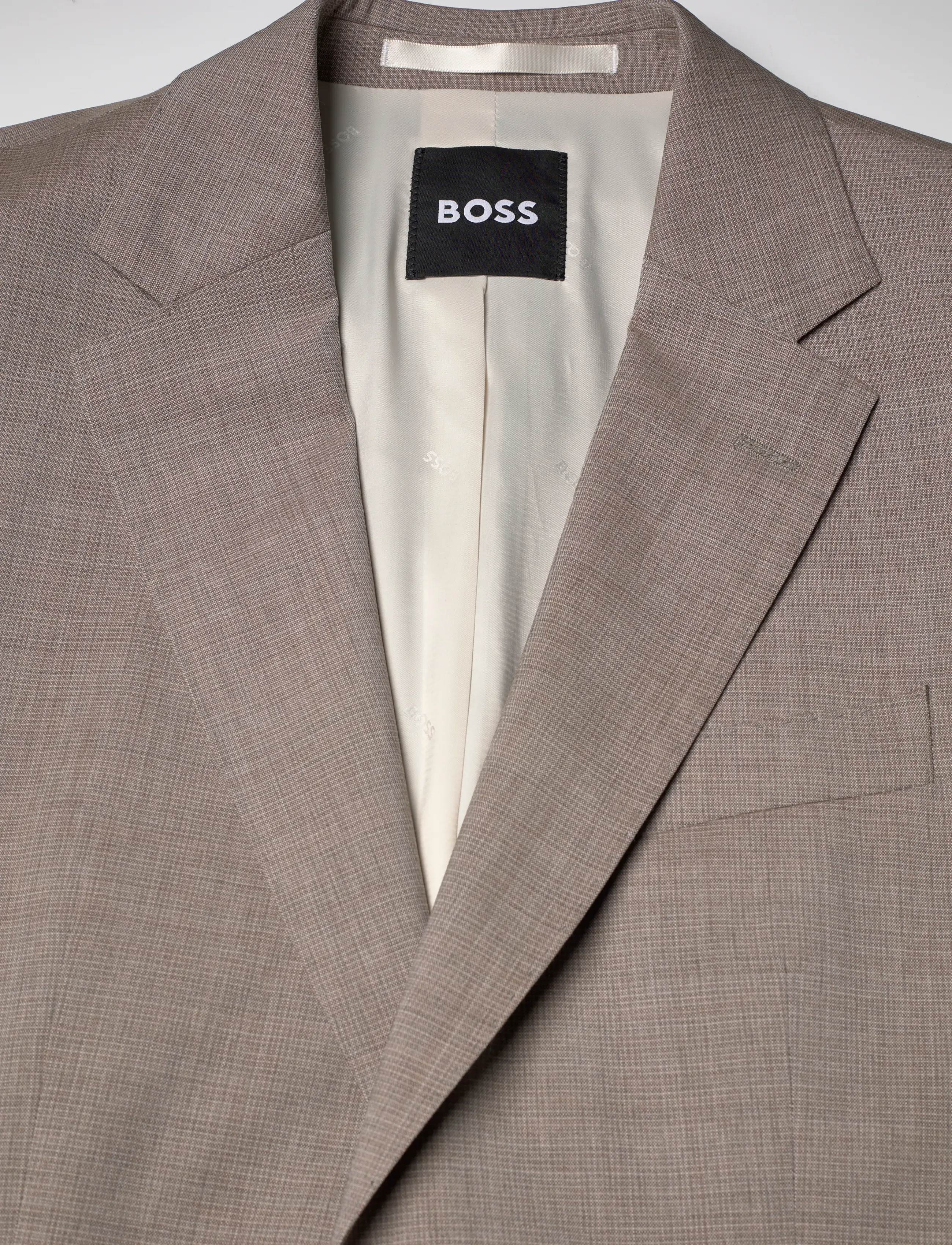 BOSS - H-Huge-2Pcs-263 - jakkesæt - dark beige - 4