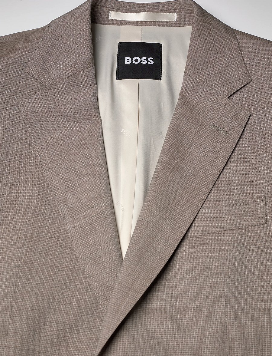 BOSS - H-Huge-2Pcs-263 - jakkesæt - dark beige - 4