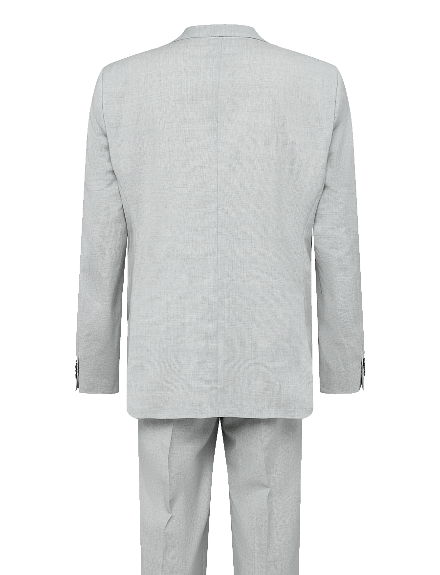 BOSS - H-Huge-2Pcs-263 - Ühe rinnatisega pintsakud - open grey - 1