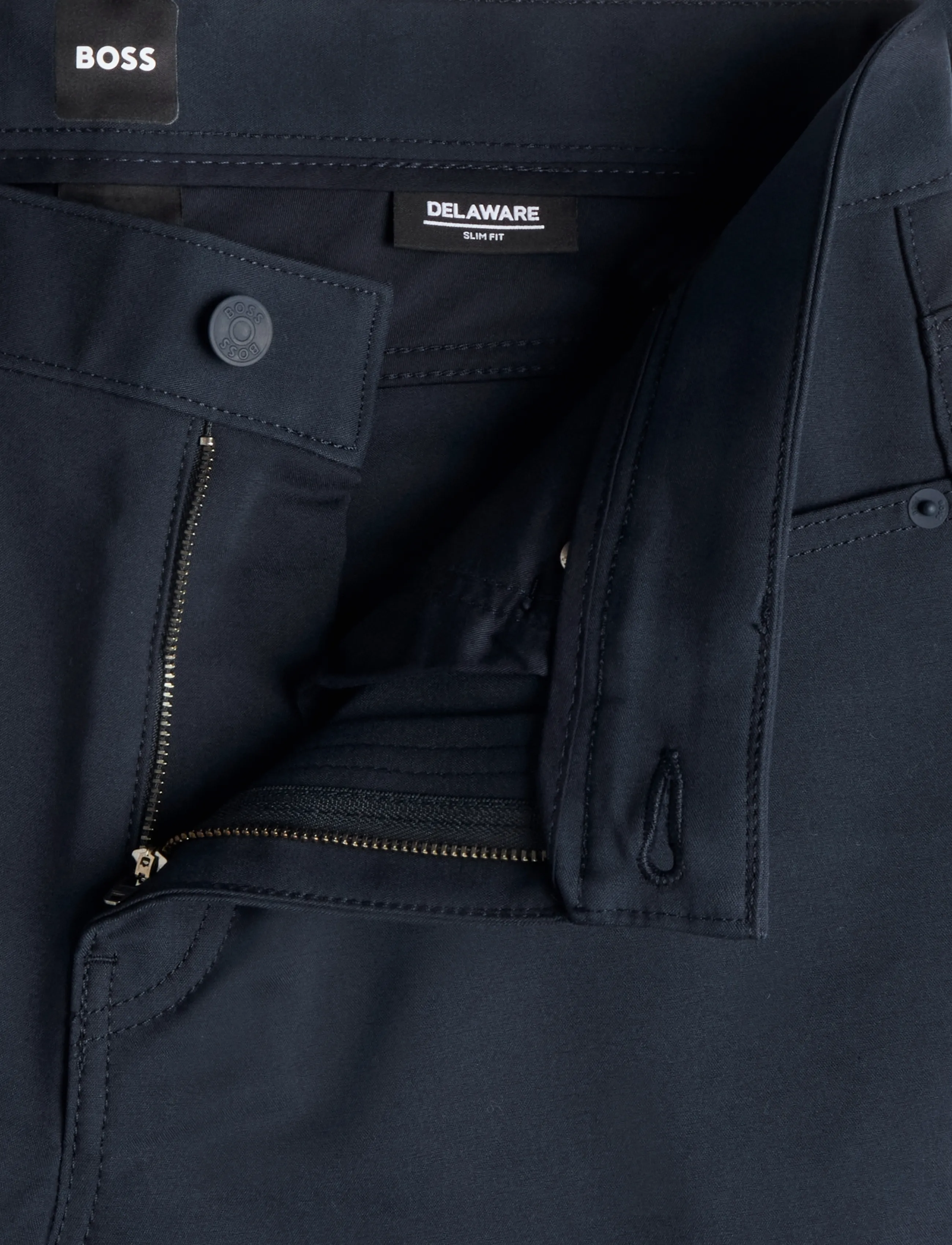BOSS - P-Delaware5 - vabaajapüksid - dark blue - 3