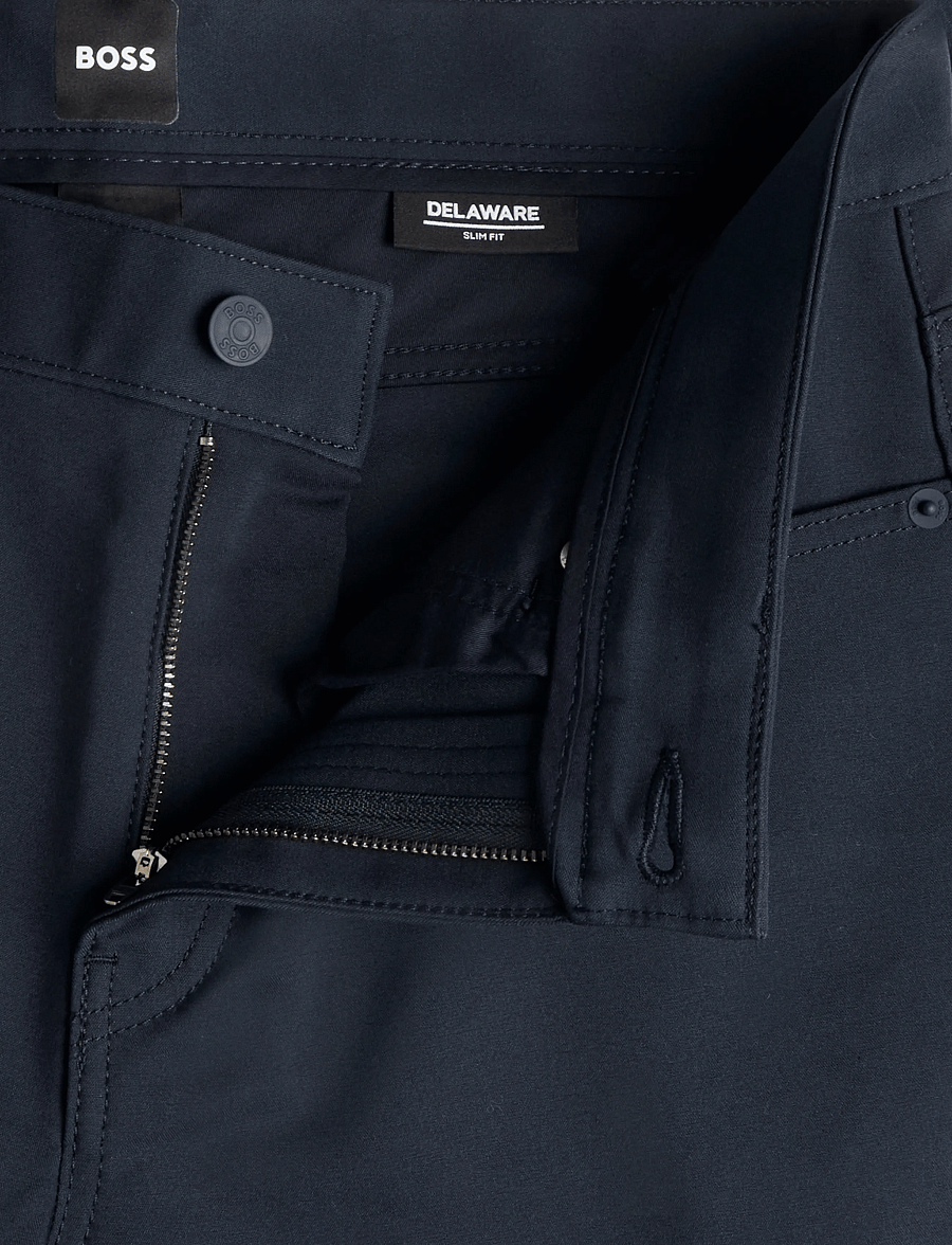 BOSS - P-Delaware5 - vabaajapüksid - dark blue - 3