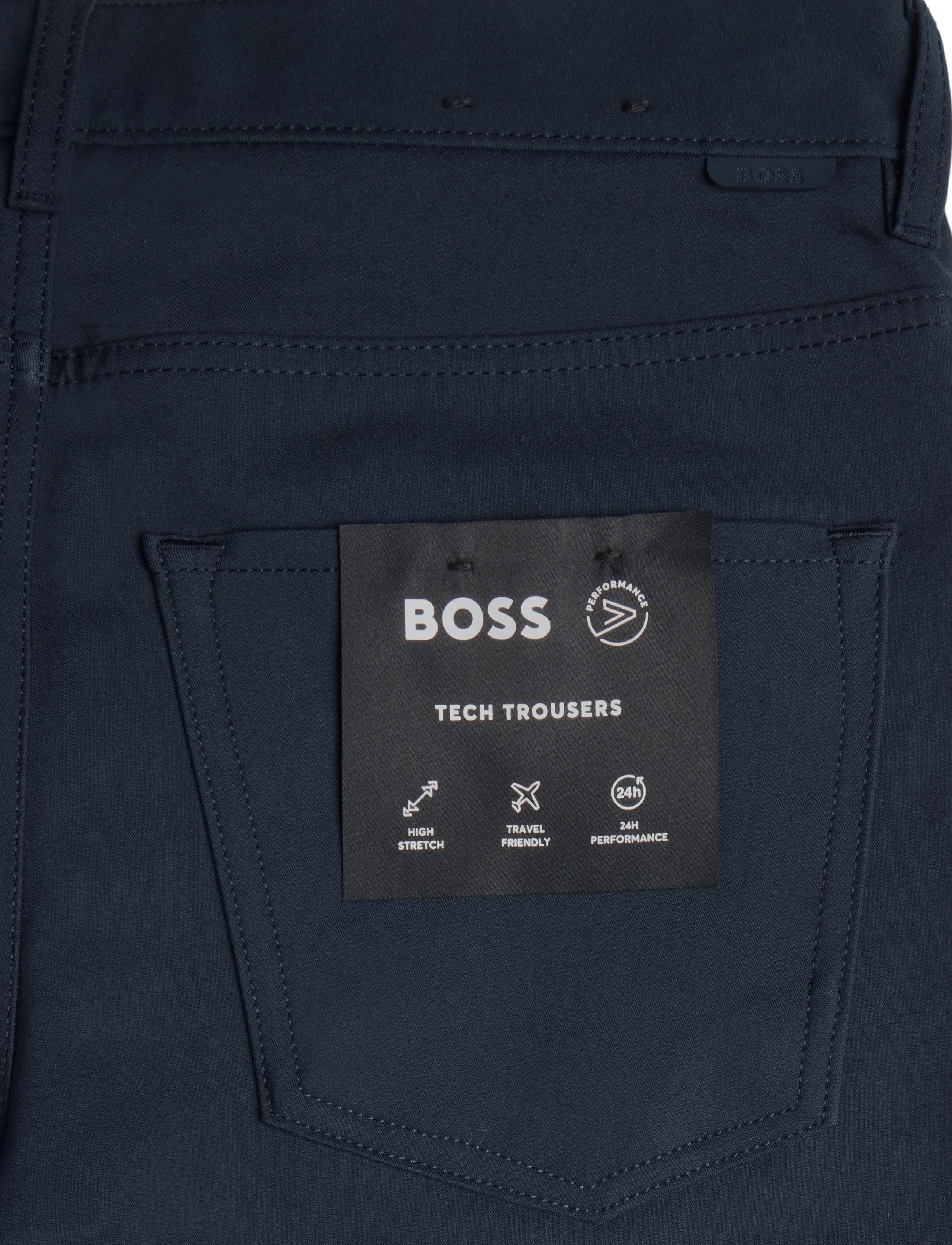 BOSS - P-Delaware5 - vabaajapüksid - dark blue - 4