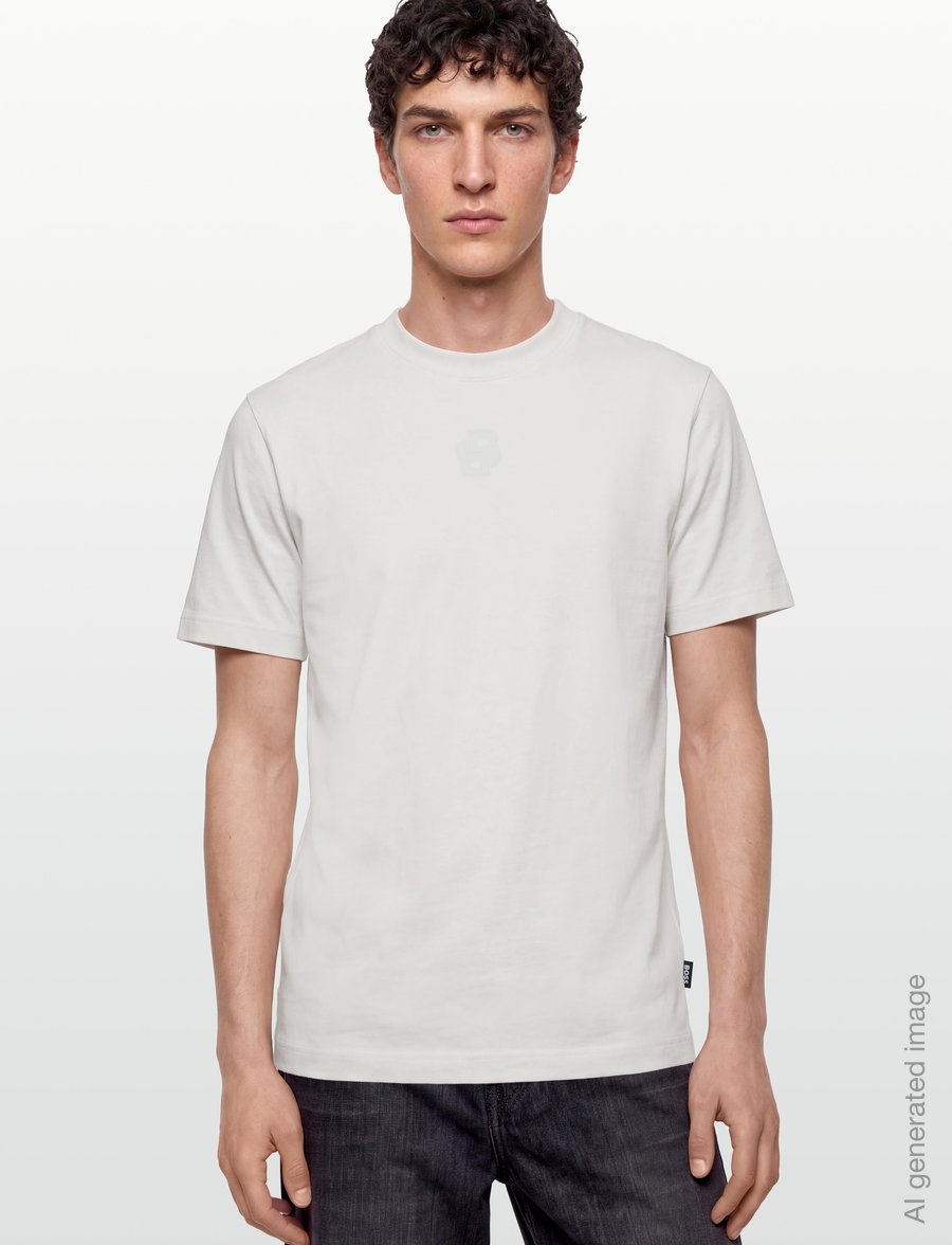 BOSS - C-Taut 23 - korte mouwen - open white - 3