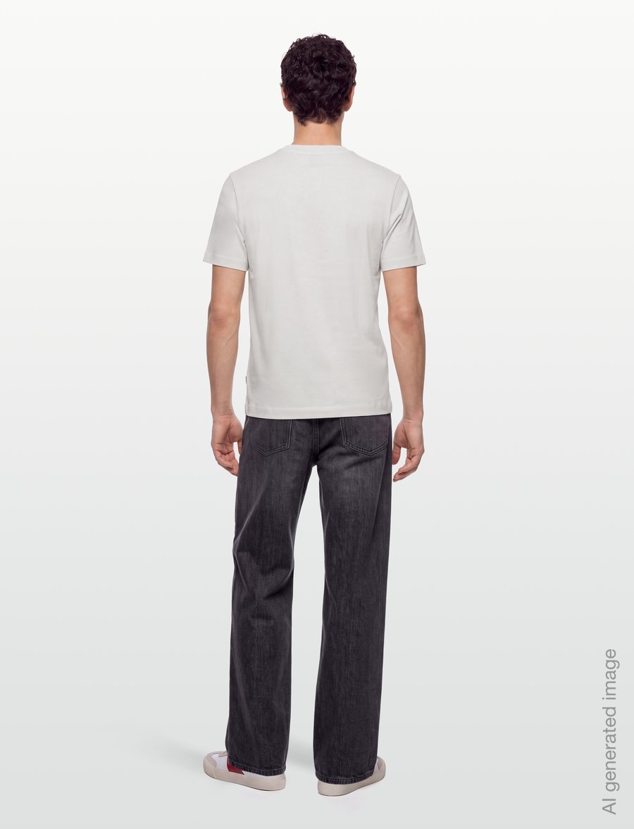 BOSS - C-Taut 23 - korte mouwen - open white - 4
