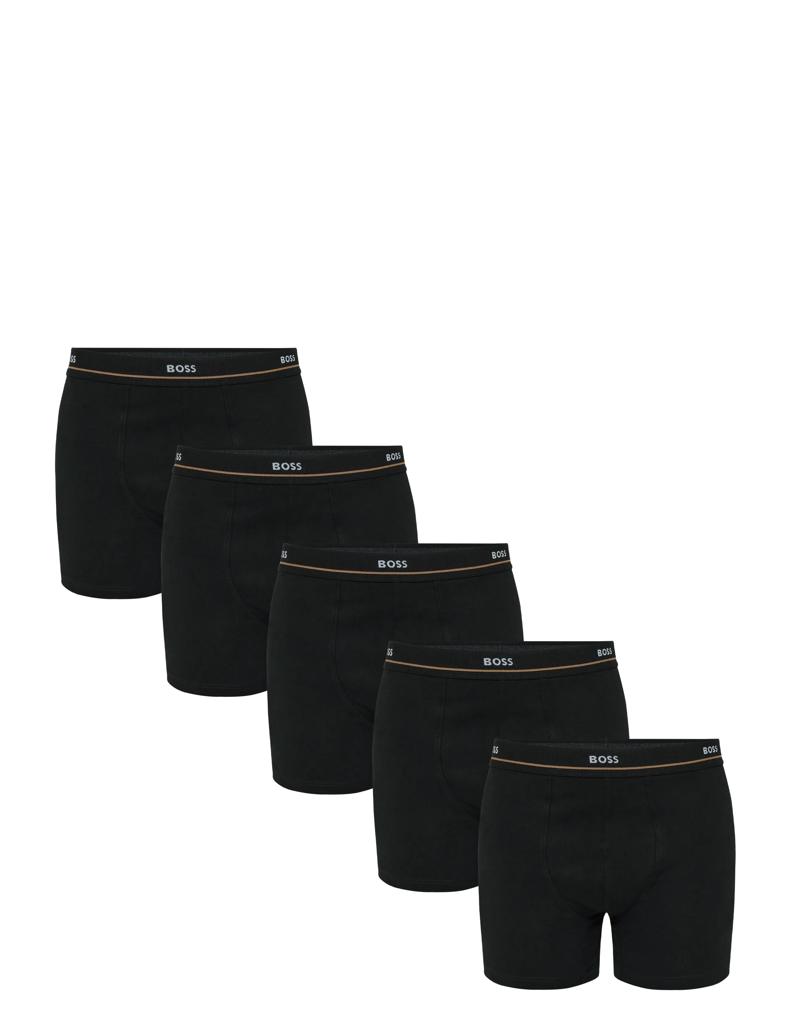 BOSS BoxerBr 5P Essential - Boxer briefs - BLACK / black