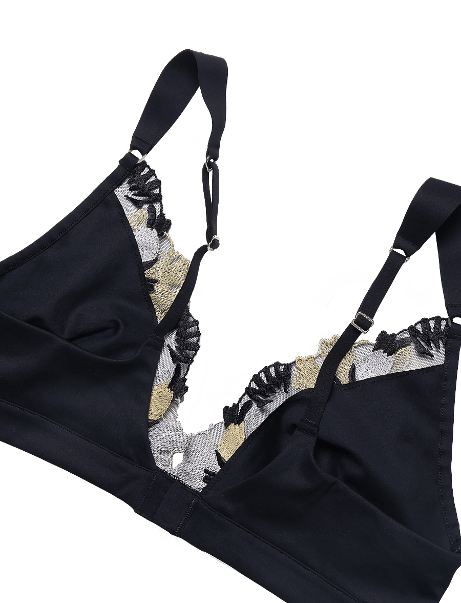 BOSS - DAHLIA_TRIANGLE - braletid - black - 3