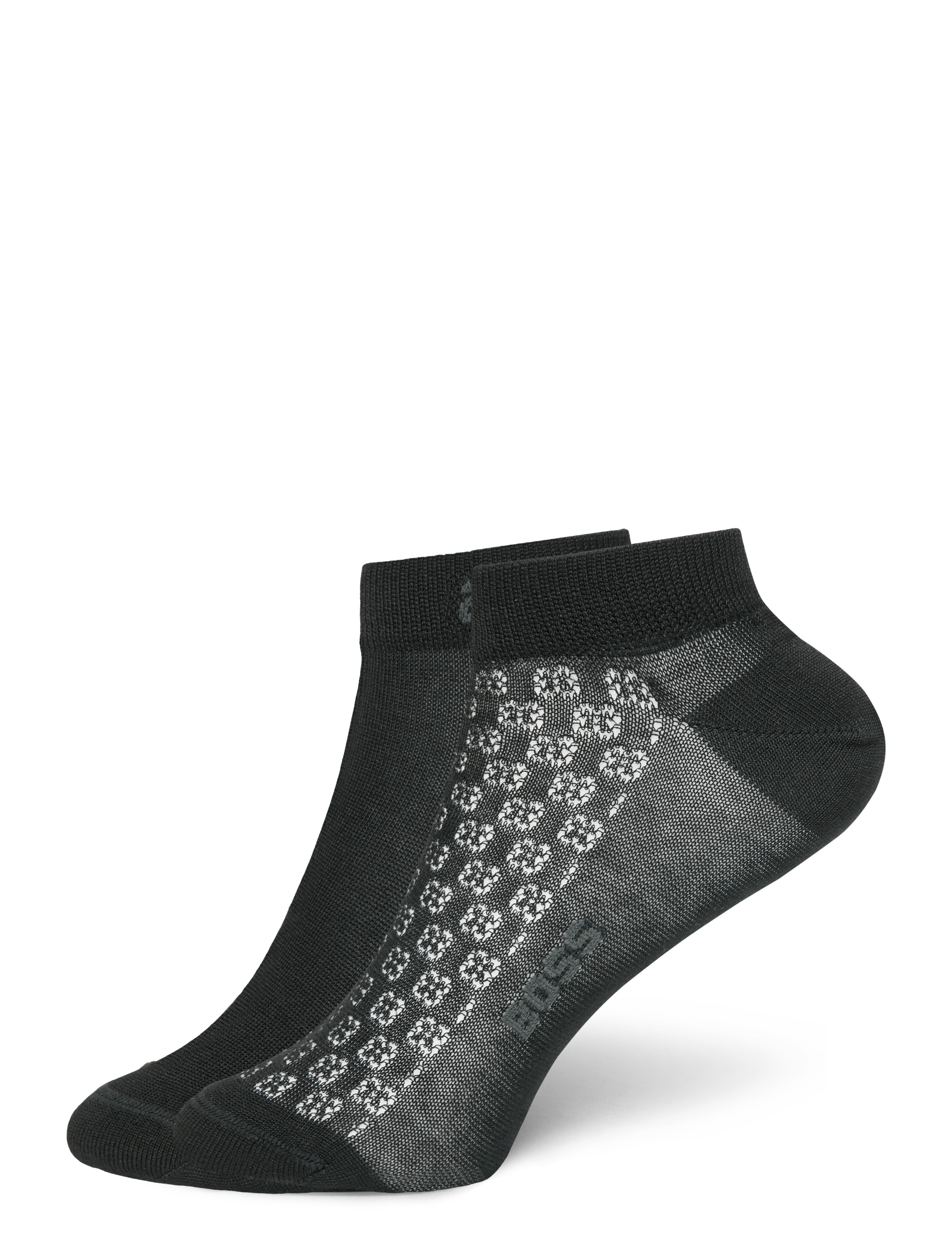 BOSS 2P As Dropfleur Mc W, 35-38, Black, Sokker > Footies-Ankelsokker, Dame